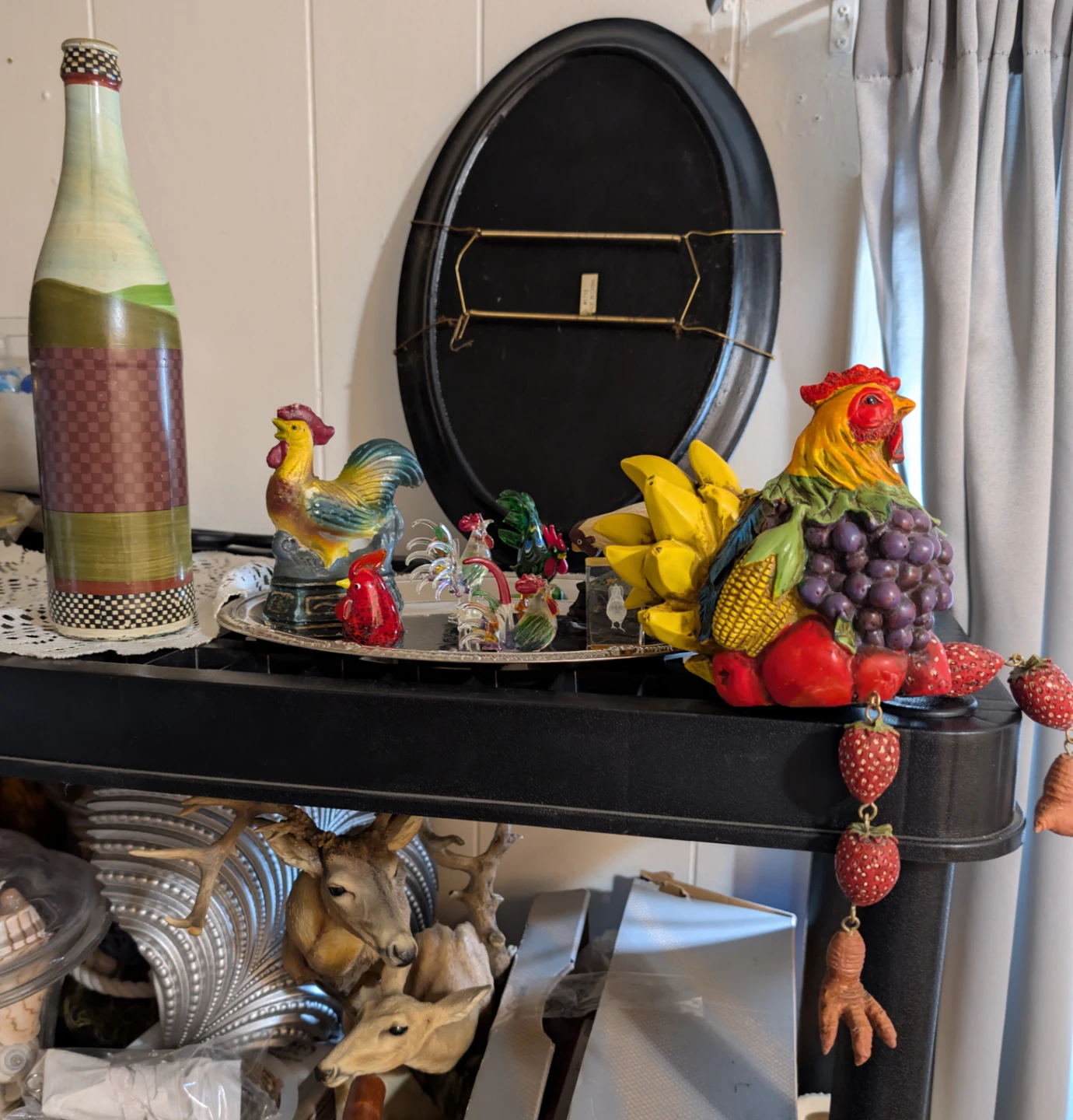 Random Rooster Decorative items & Rooster Bottle - photo 2