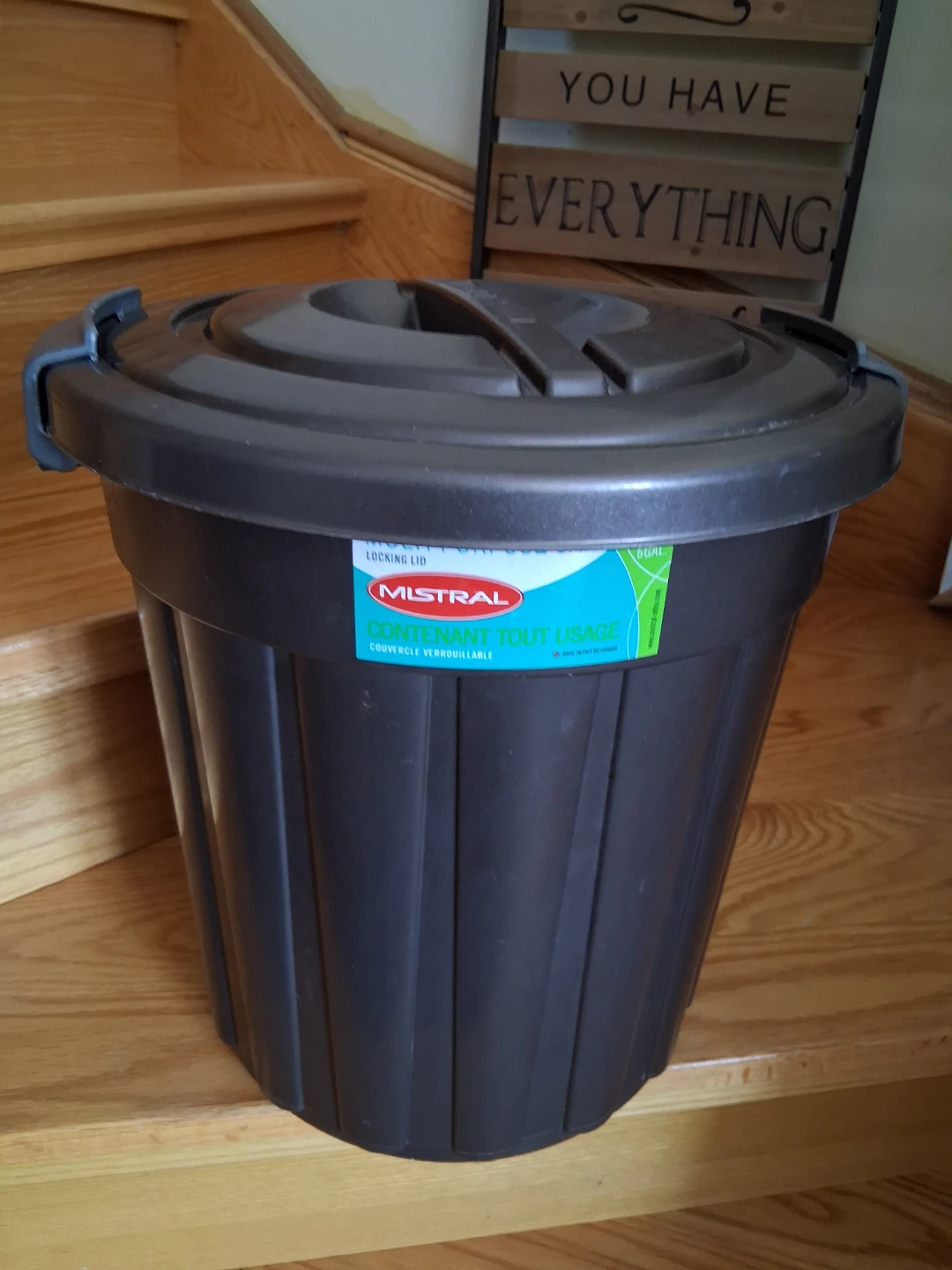 Mistral Multi Purpose Can with Locking Lid - 24L - photo 2