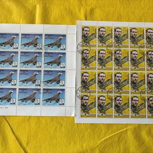Stamp sheets set (2x) Planes (international)