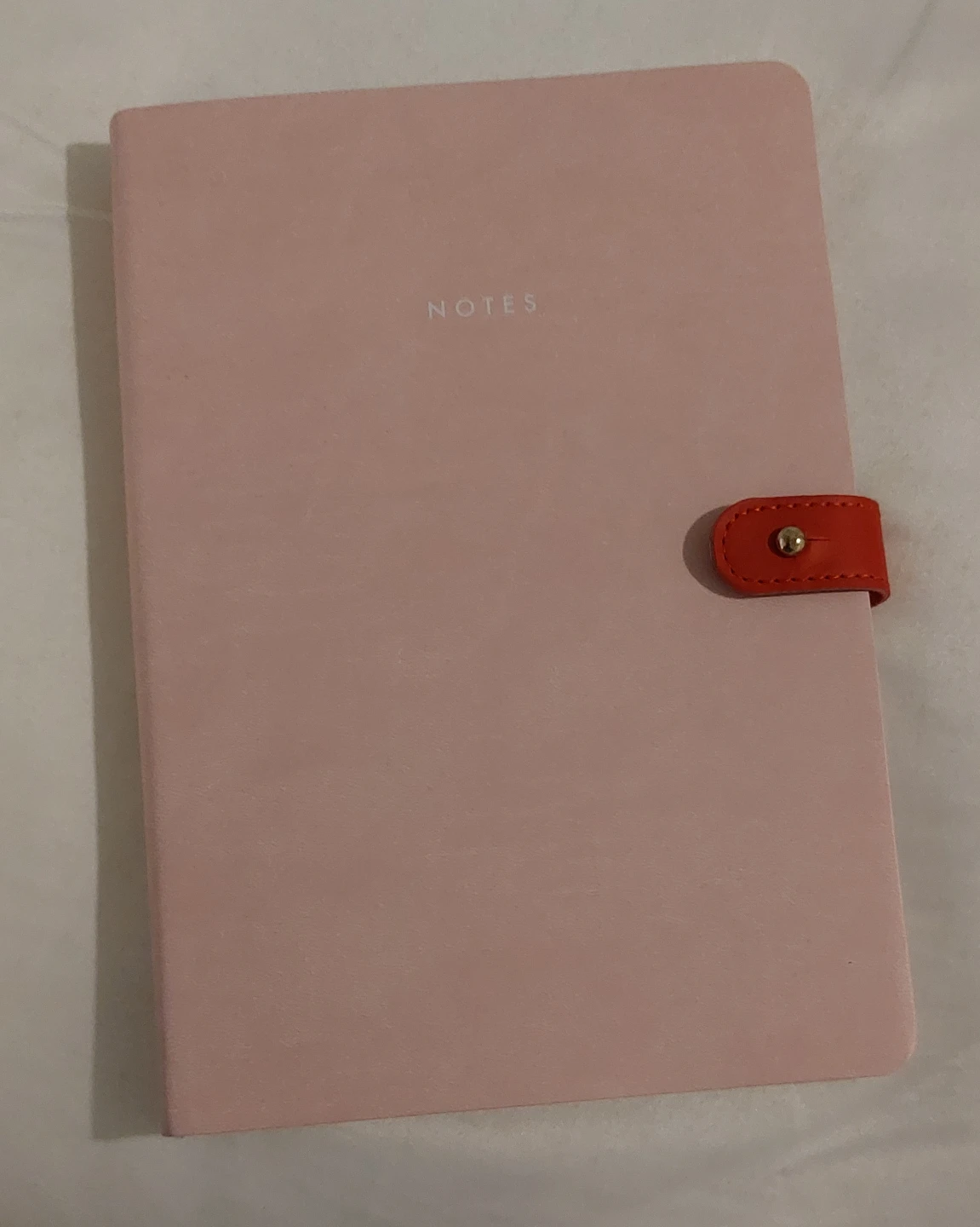 Nôta Pink Journal with Red Clasp