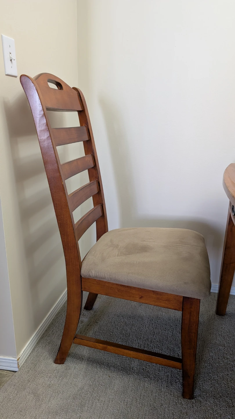Wooden Dining Table and Chairs Set - photo 3