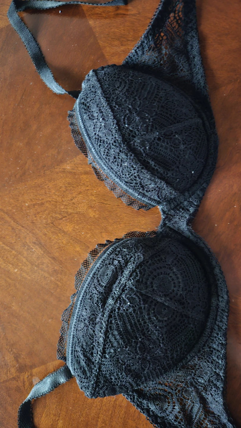 Black Lace Bra