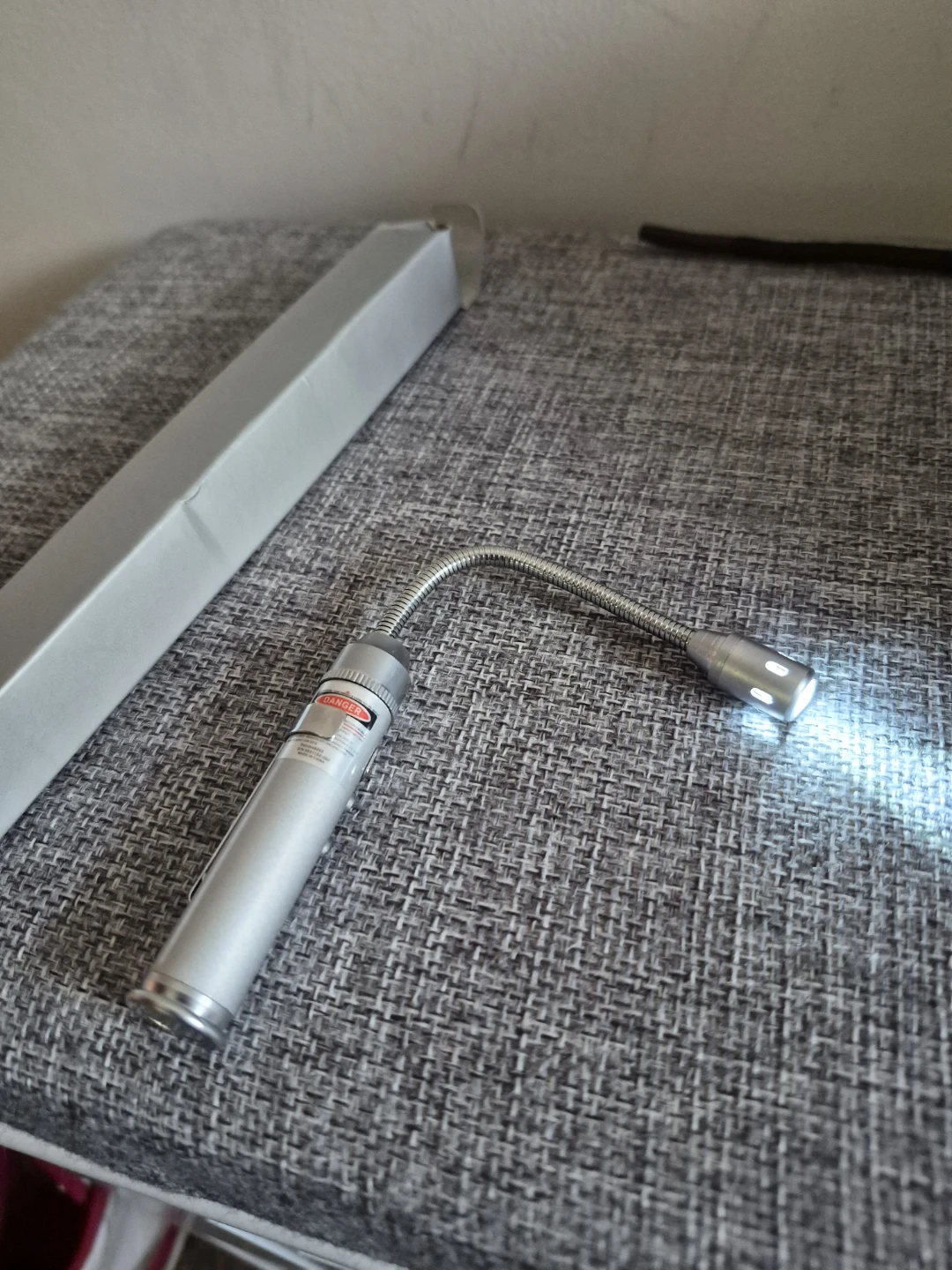 Gooseneck LED Flashlight with Laser Pointer - photo 4
