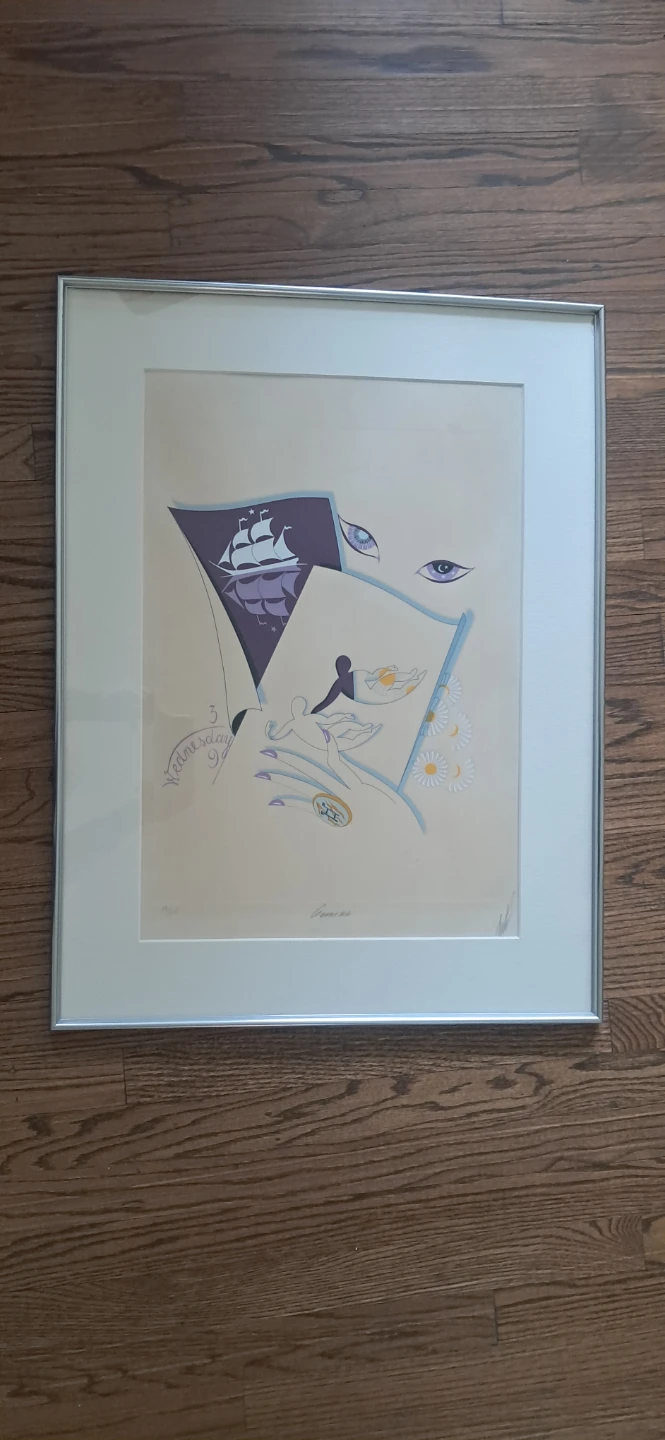 Serigraph Limited Edition Art Print "Gemini" by Serigraph