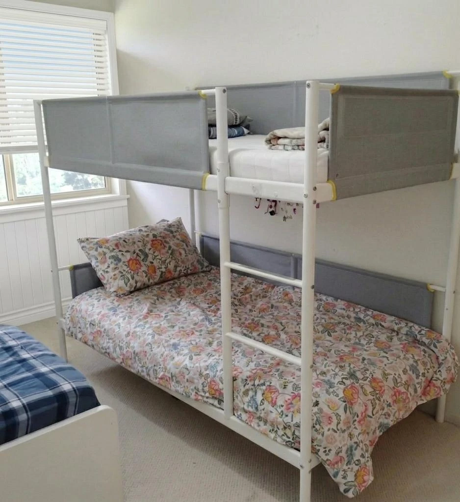 IKEA VITVAL Twin Bunk Bed Frame White/Light Gray - photo 3
