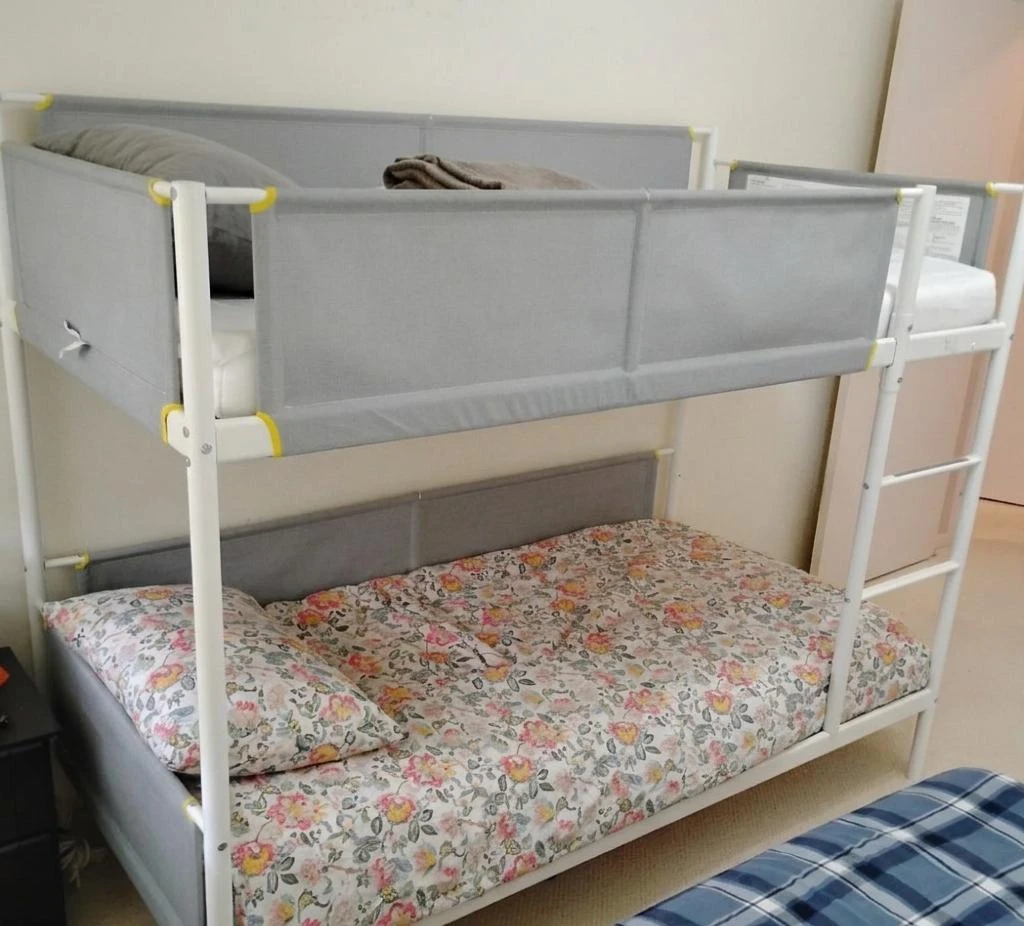 IKEA VITVAL Twin Bunk Bed Frame White/Light Gray - photo 4
