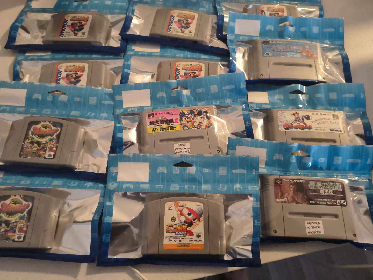 Super Famicom and N64 Video Games Bundle