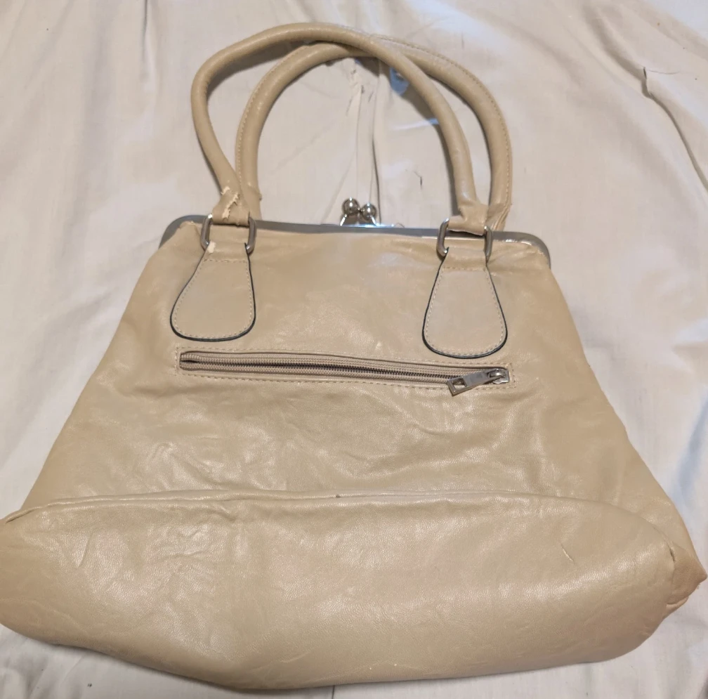 Beige Purse with Rose Design - photo 2
