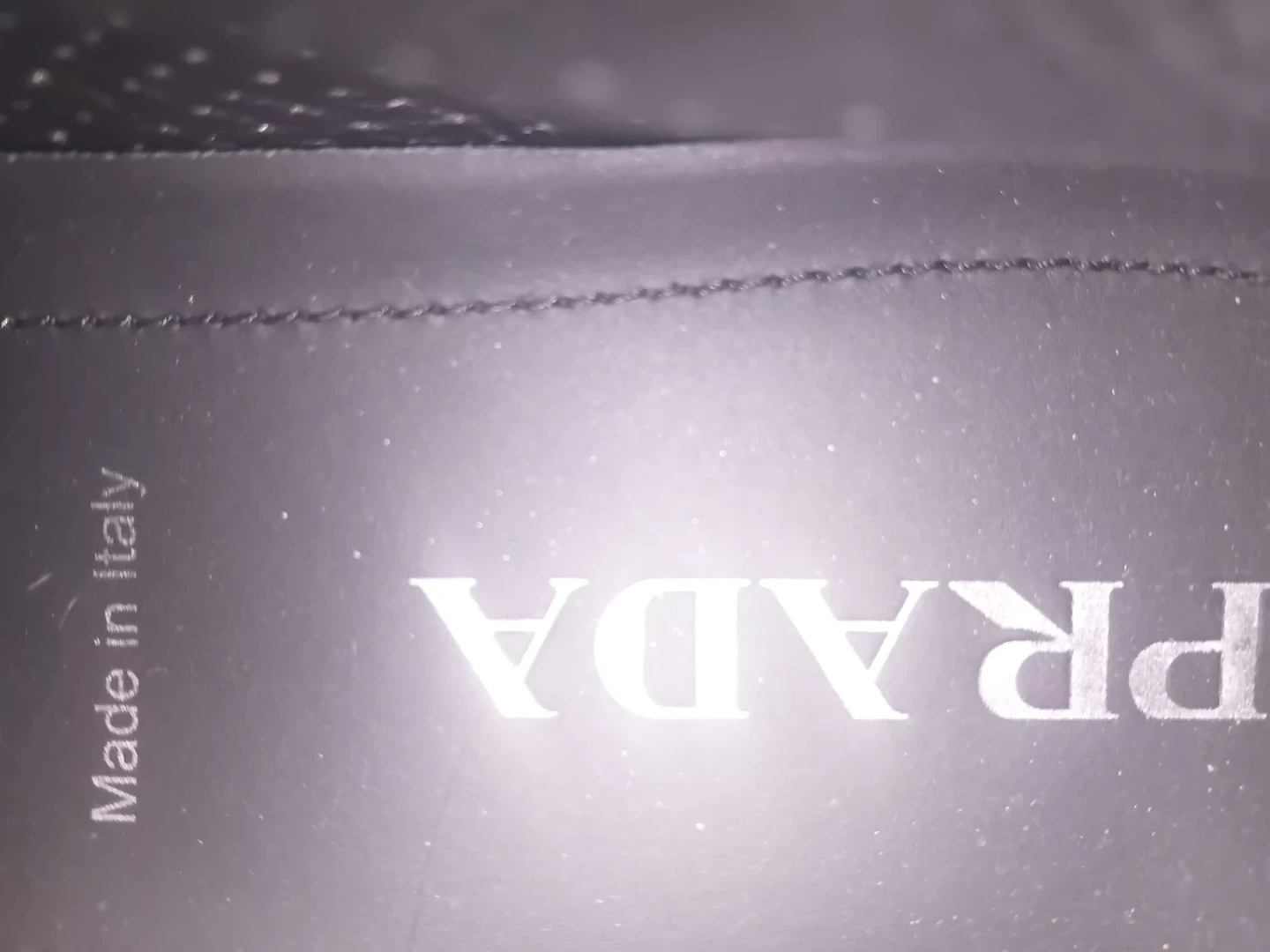 Prada Black Nylon and Leather Sneakers - photo 3