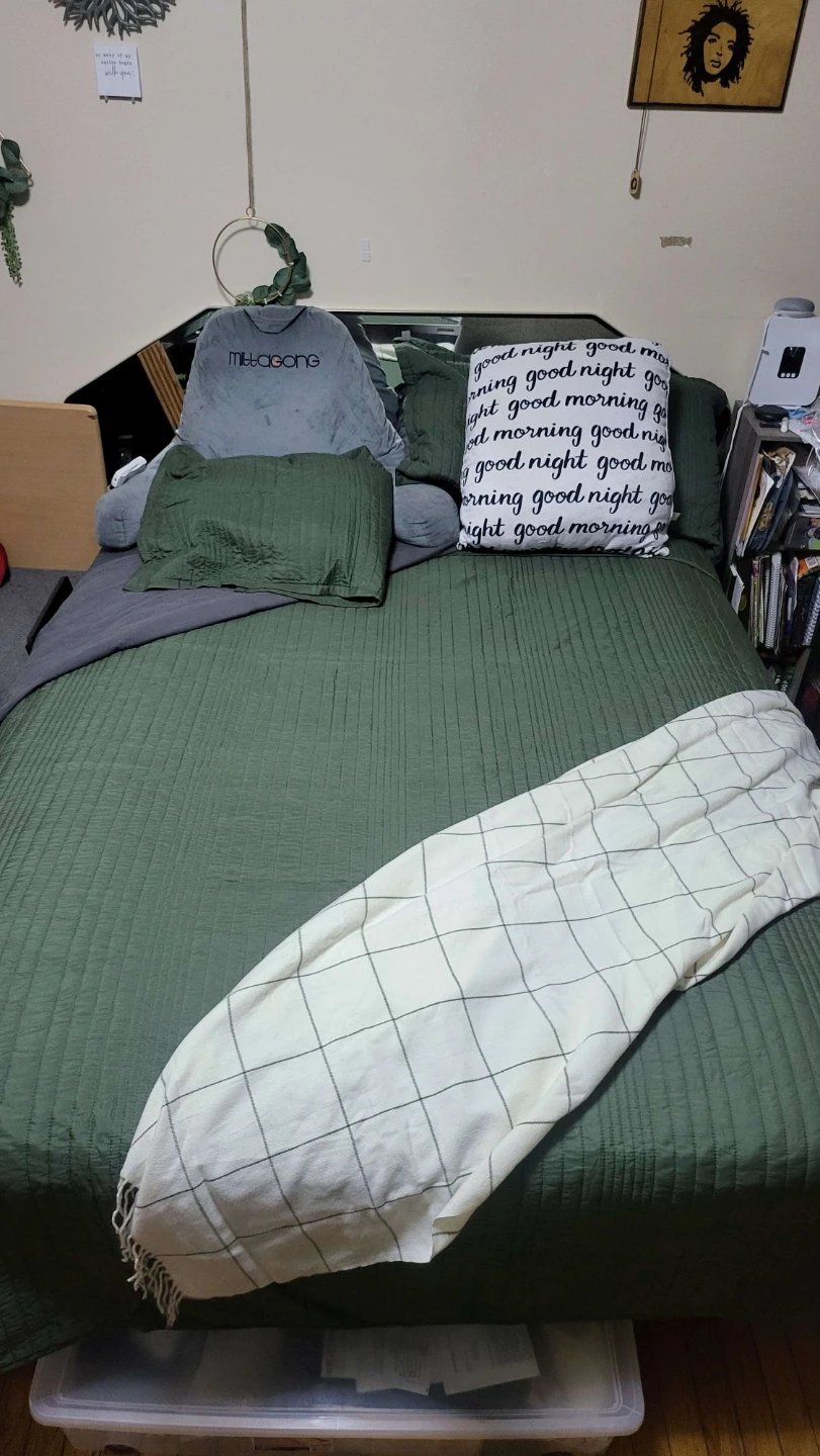 Queen Mattress, Box Spring and Head Board