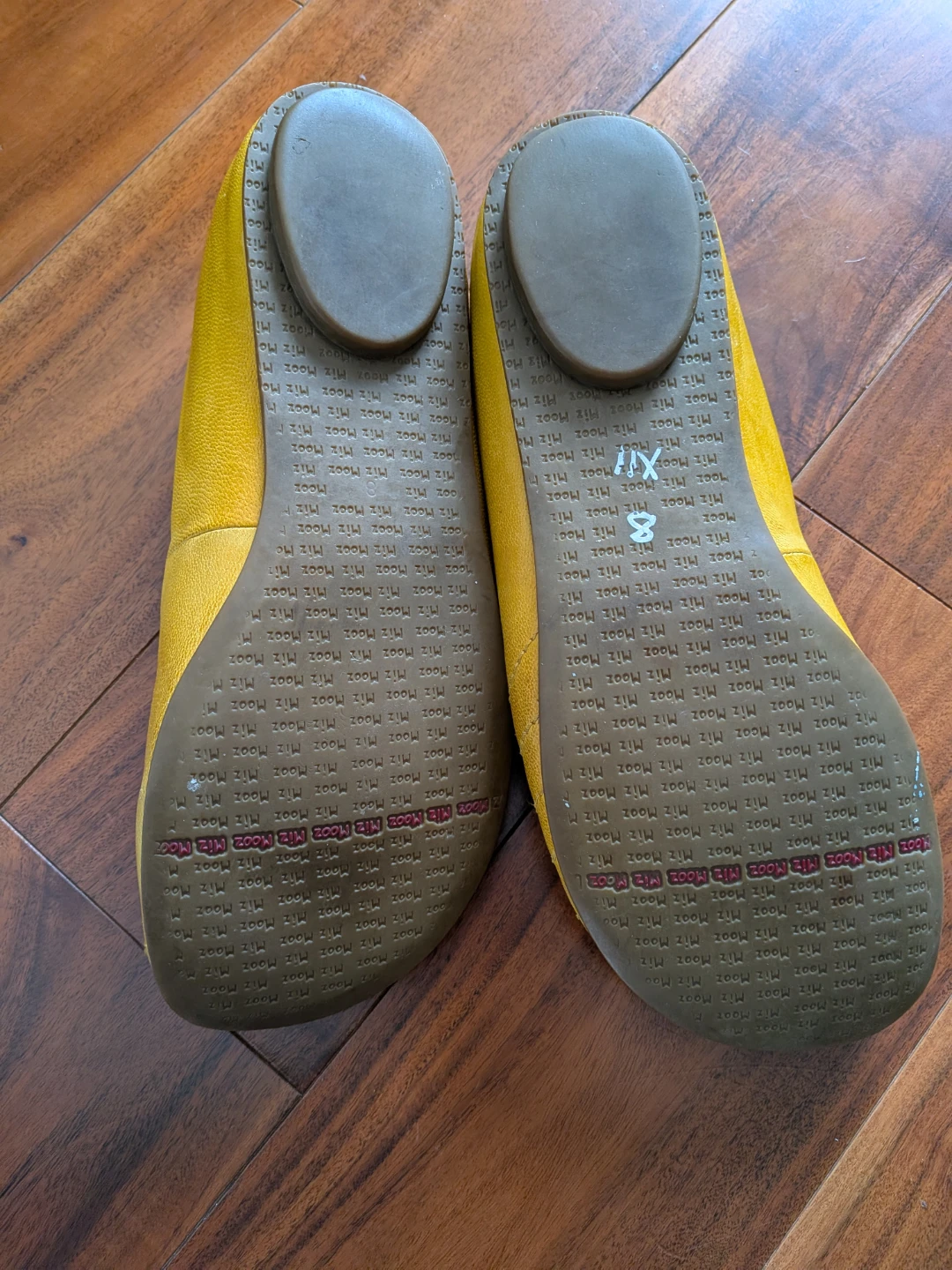 Miz Mooz Yellow Leather Ballet Flats - photo 5