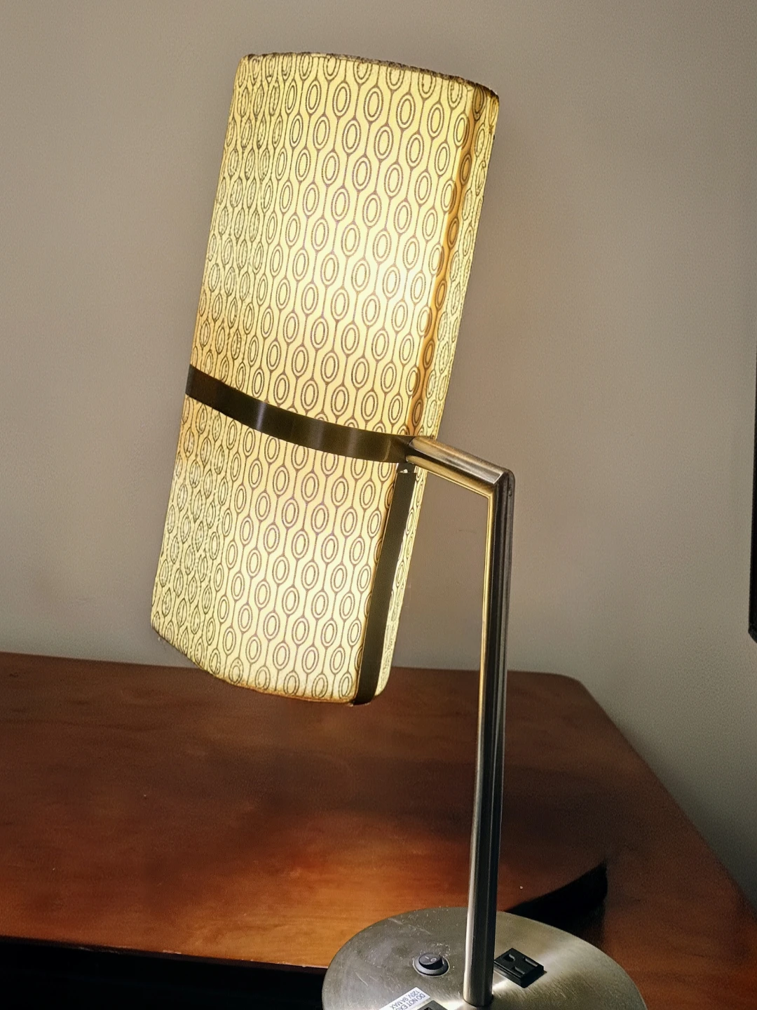 Modern Drum Shade Floor Lamp with Built-in Outlet - photo 3