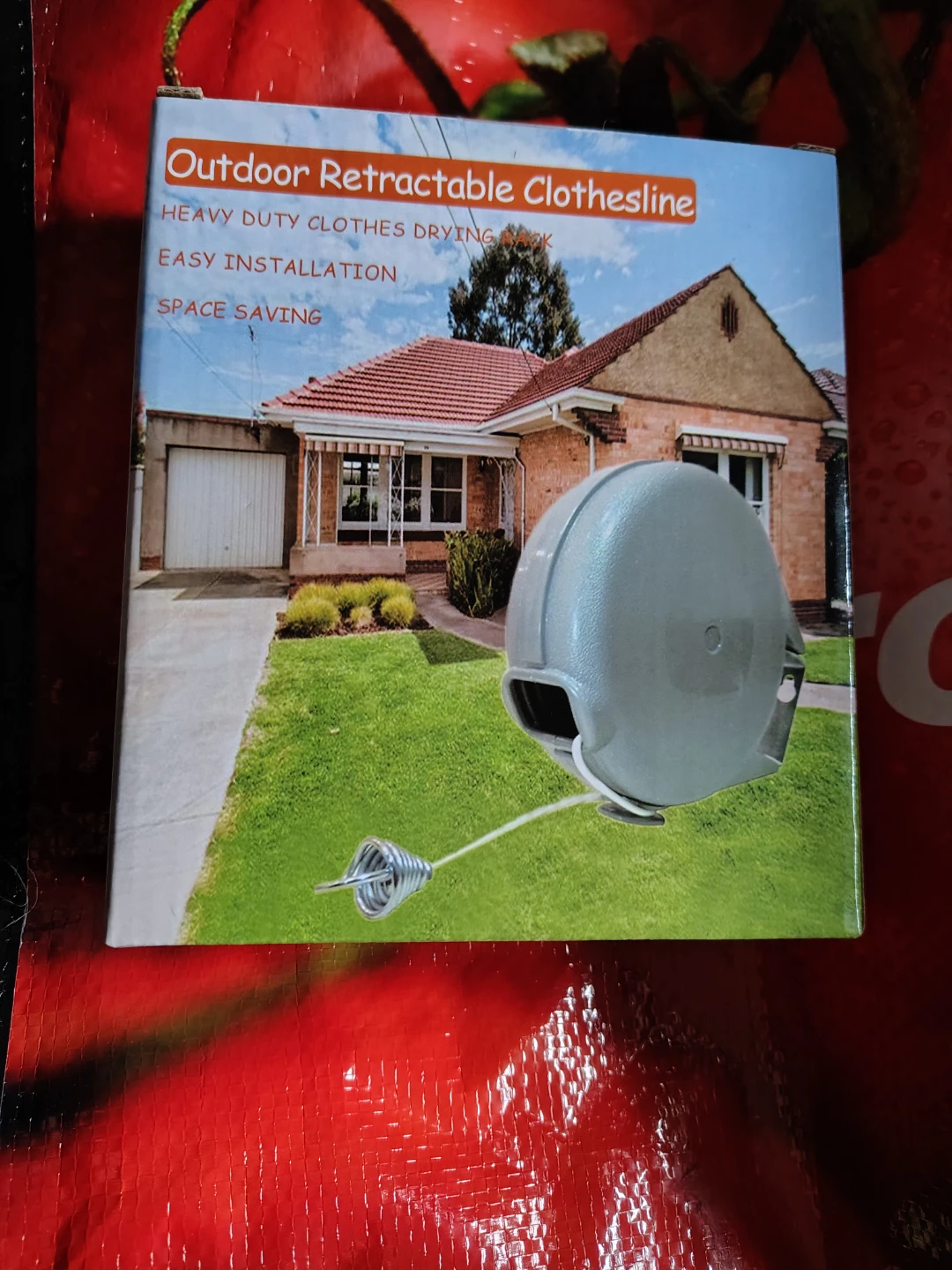 Outdoor Retractable Clothesline - 40ft - photo 4