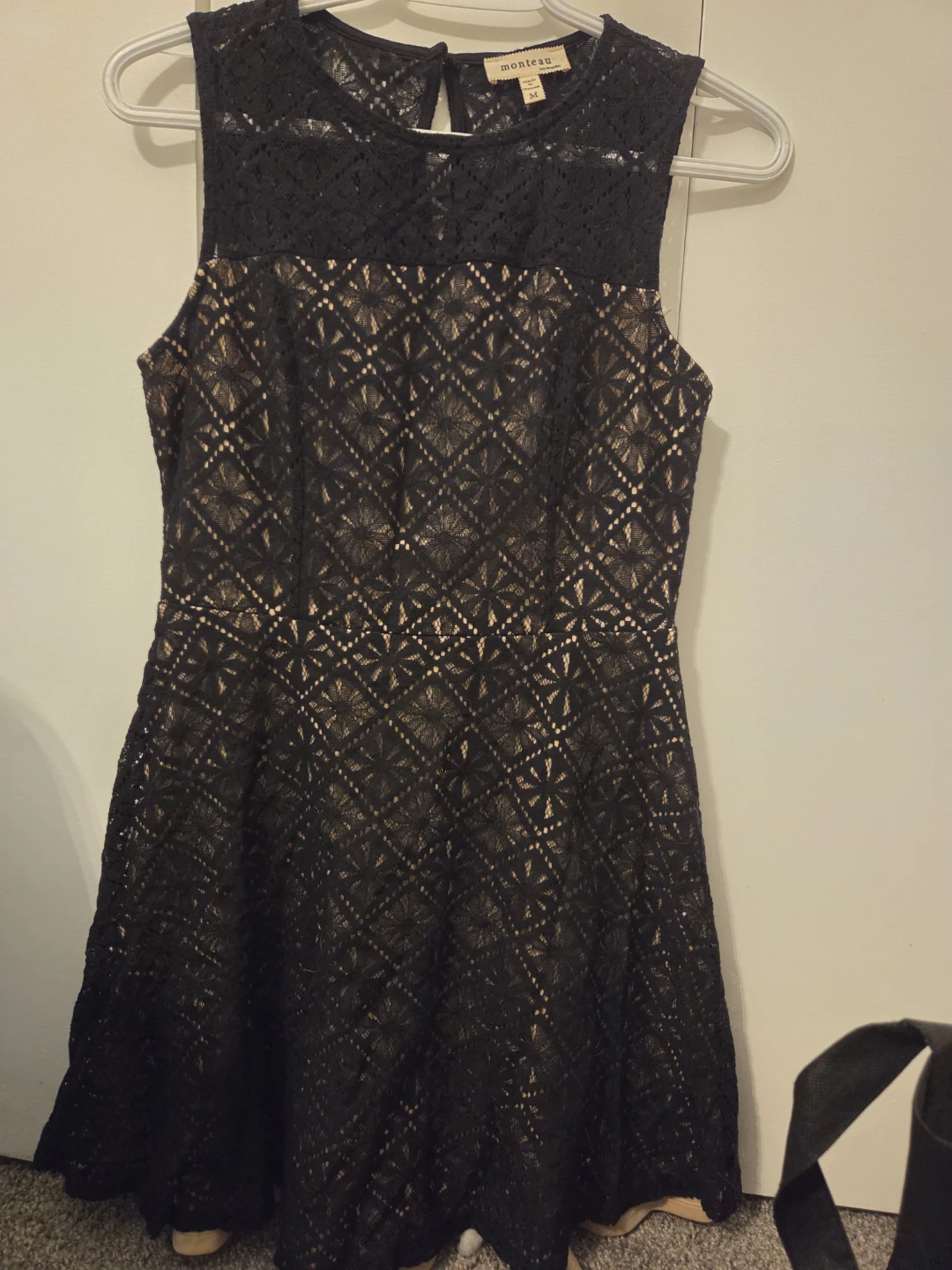 Montae Black Lace Dress