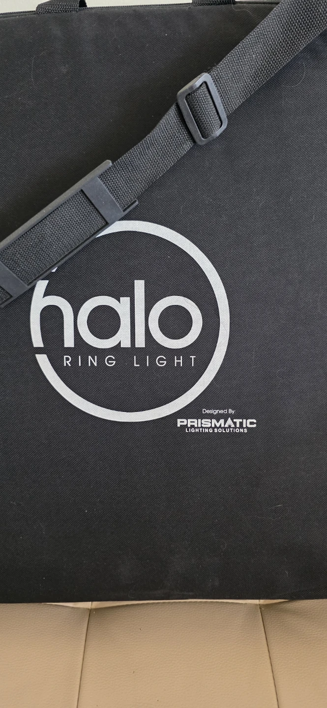 18 inch Prismatic Halo Ring Light with Stand and Case - photo 3