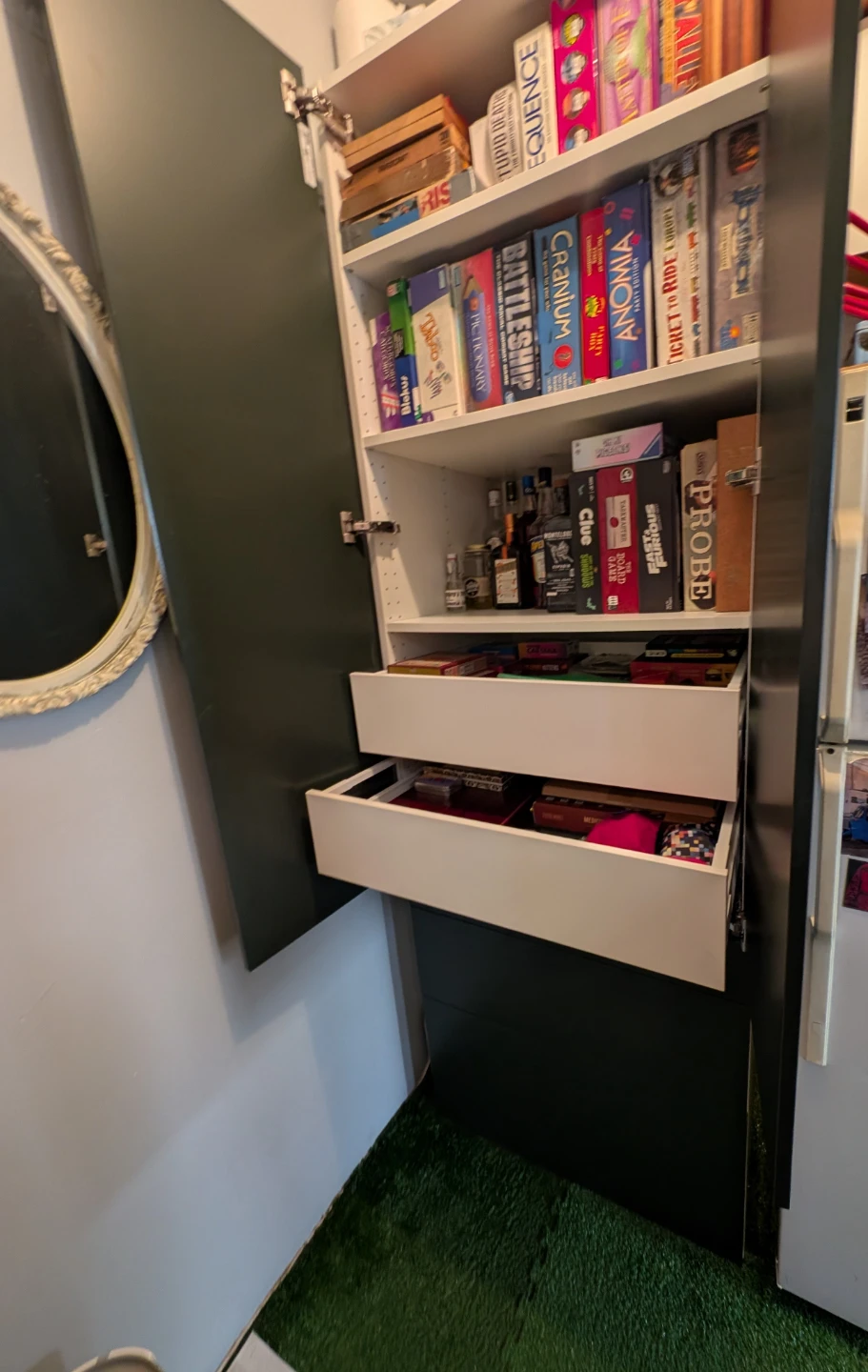 Dark Green IKEA PAXX System Cabinet - photo 4