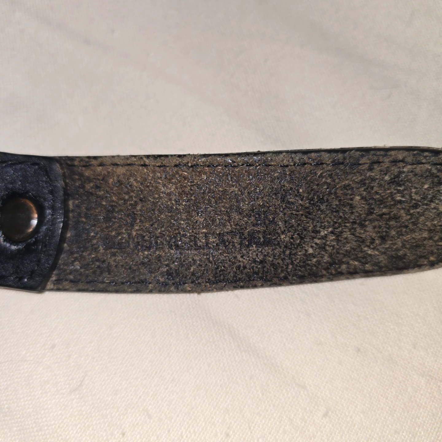 Black studded belt with buckle - photo 3