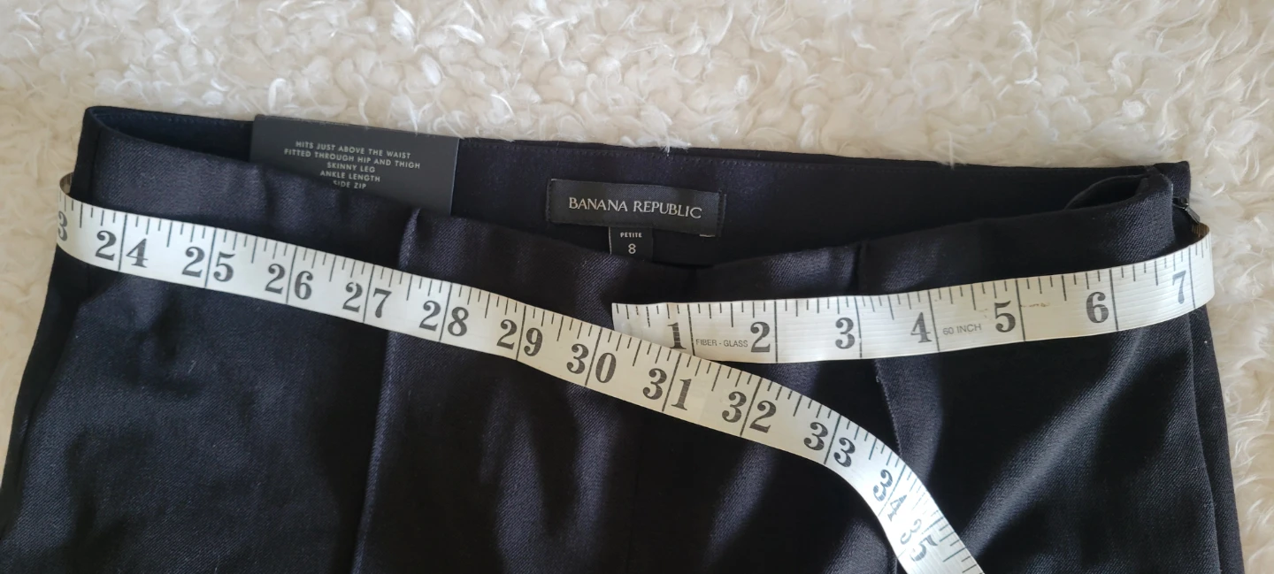 BNWT Banana Republic Sloan Legging Pants Size 8 Petite Black - photo 4