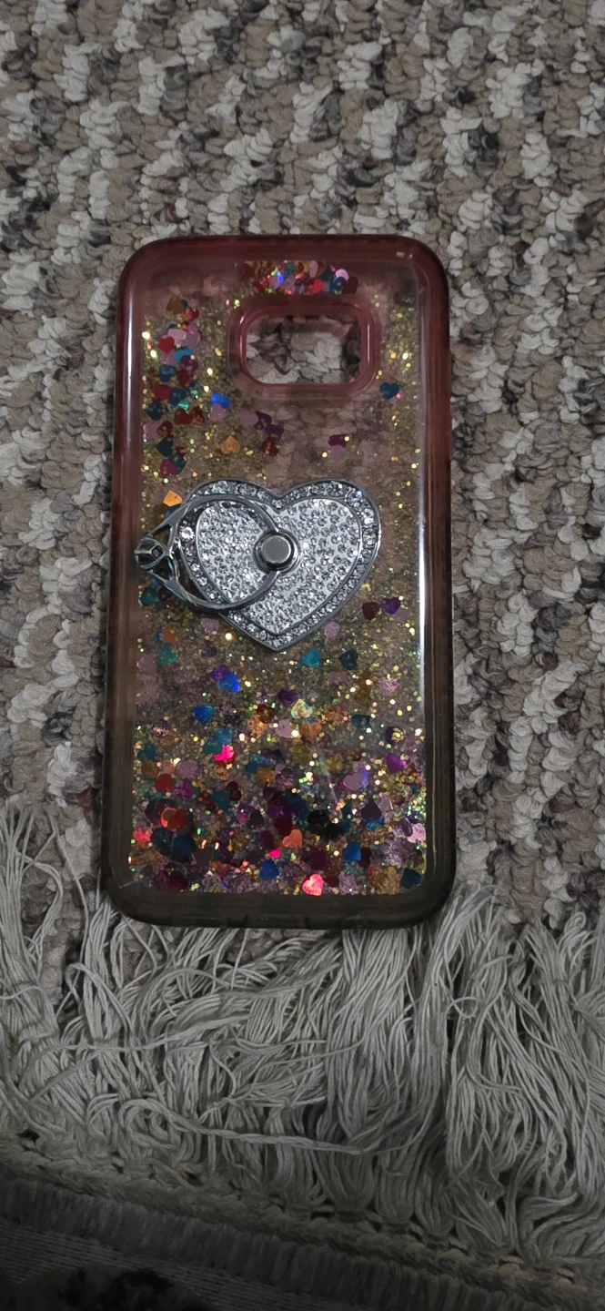 Glitter Bling Phone Case with Ring Holder