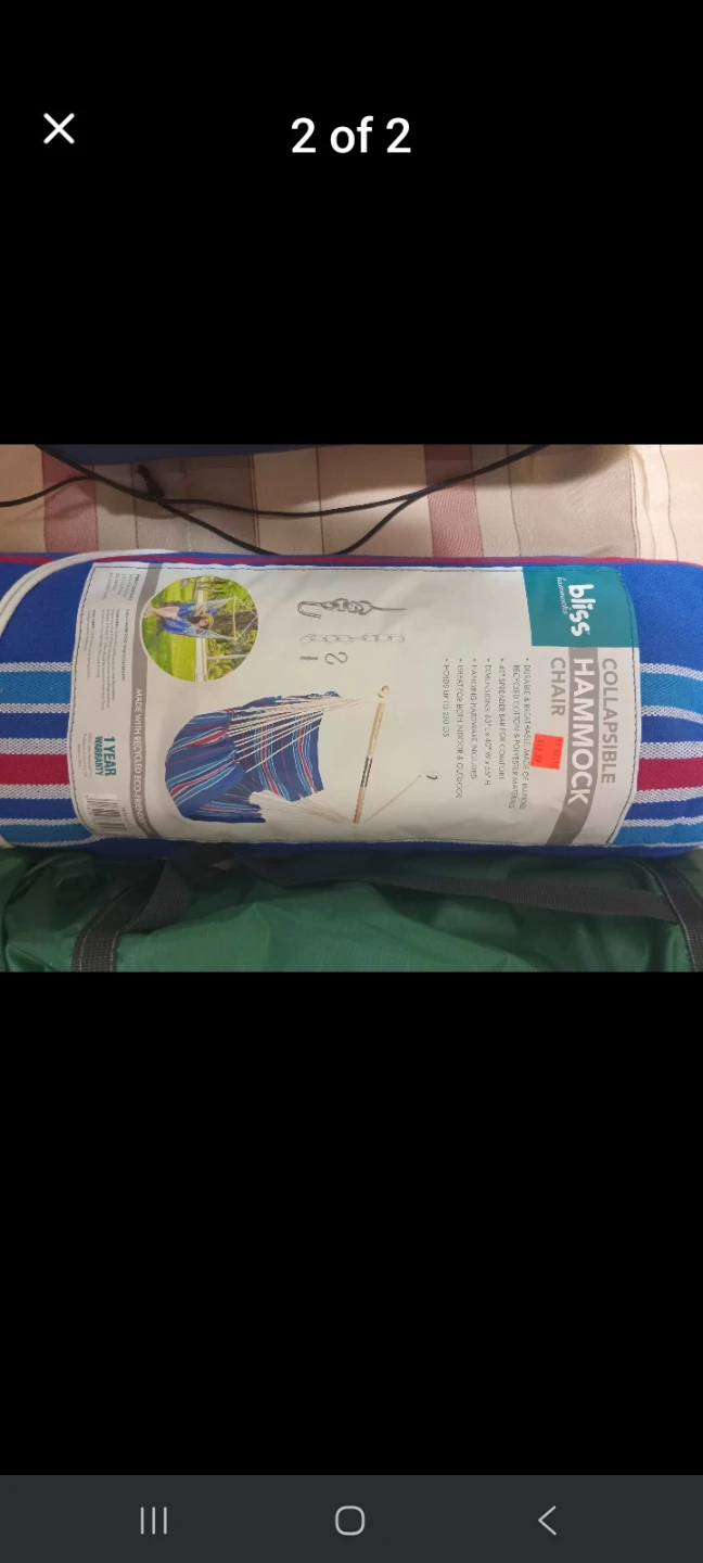 Hammock Chair and Sleeping Bag