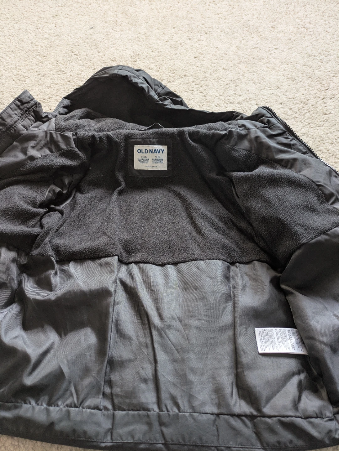 Old Navy Puffer Jacket - Black - Size XS (5) - photo 3