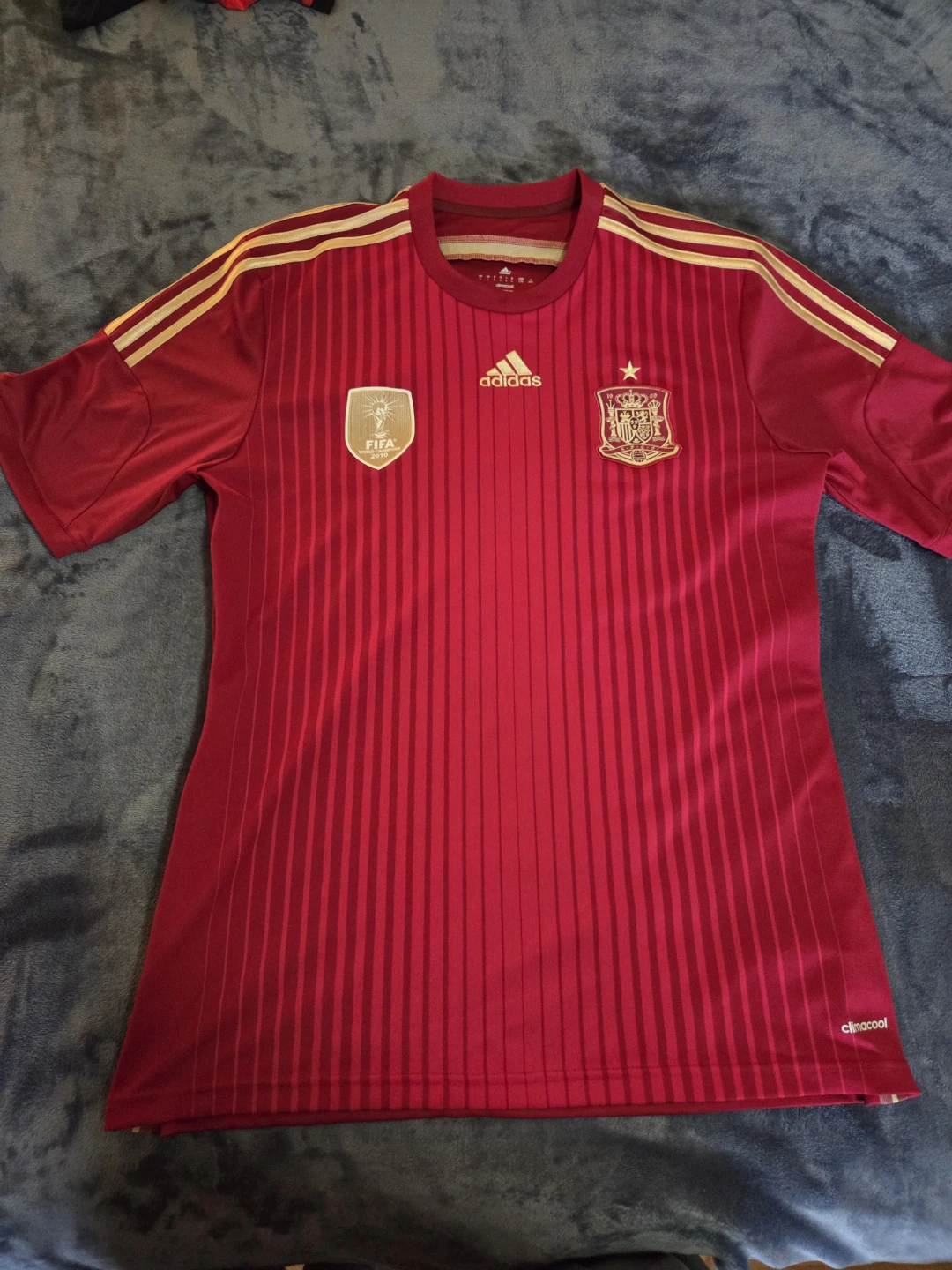 Adidas Spain National Football Team Jersey Men's Size L