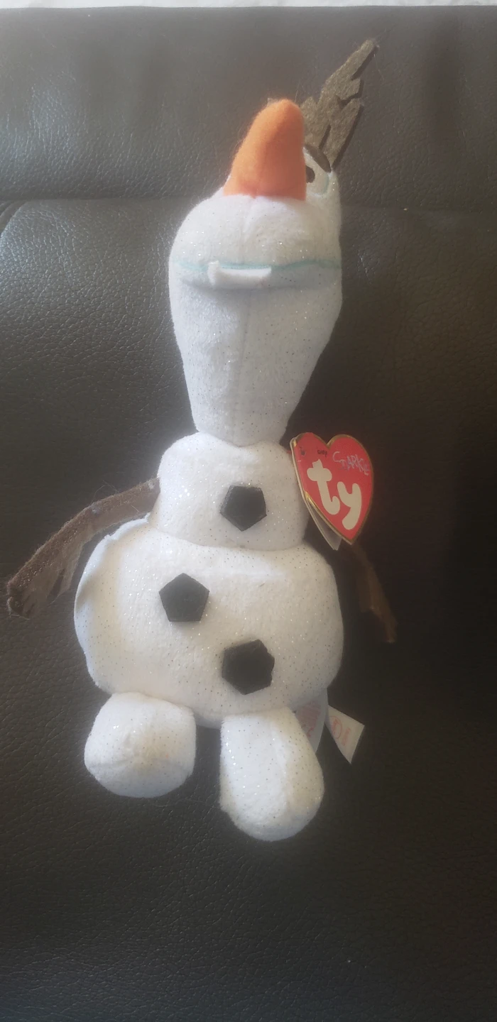 Ty Beanie Babies Sparkle Olaf Plush