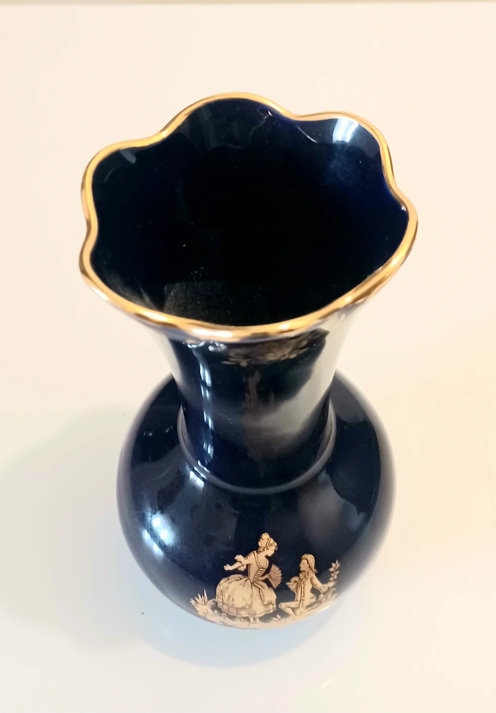Vtg Fragonard French Limoges Castel Vase - photo 2