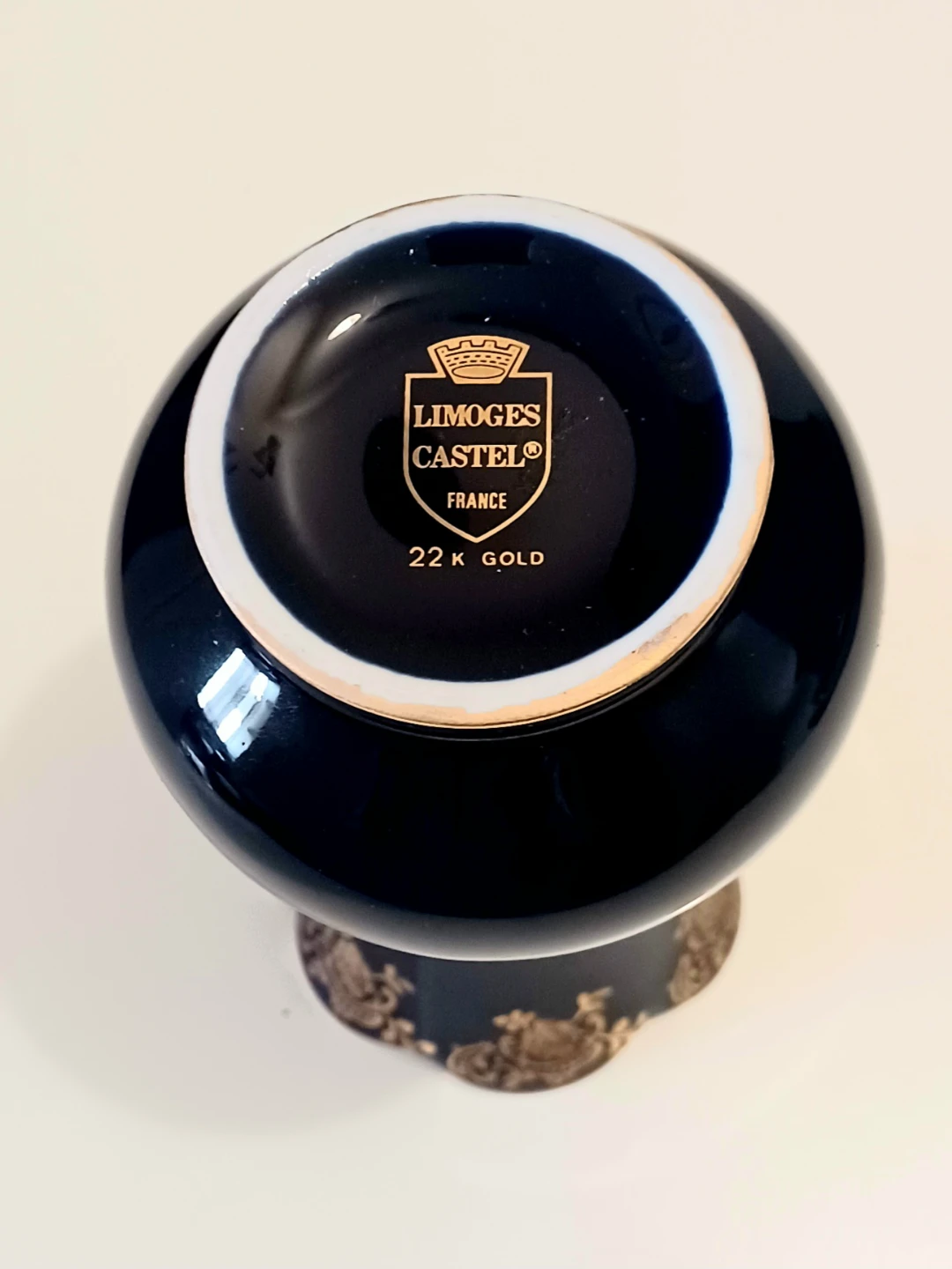 Vtg Fragonard French Limoges Castel Vase - photo 3