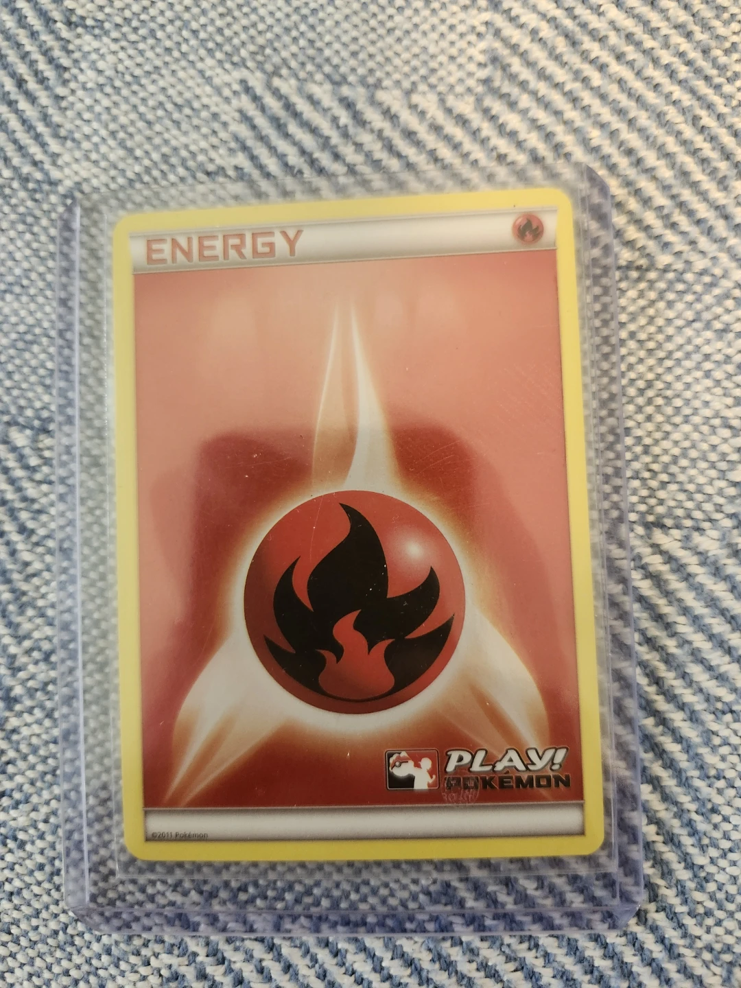 Pokemon Fire Energy Card