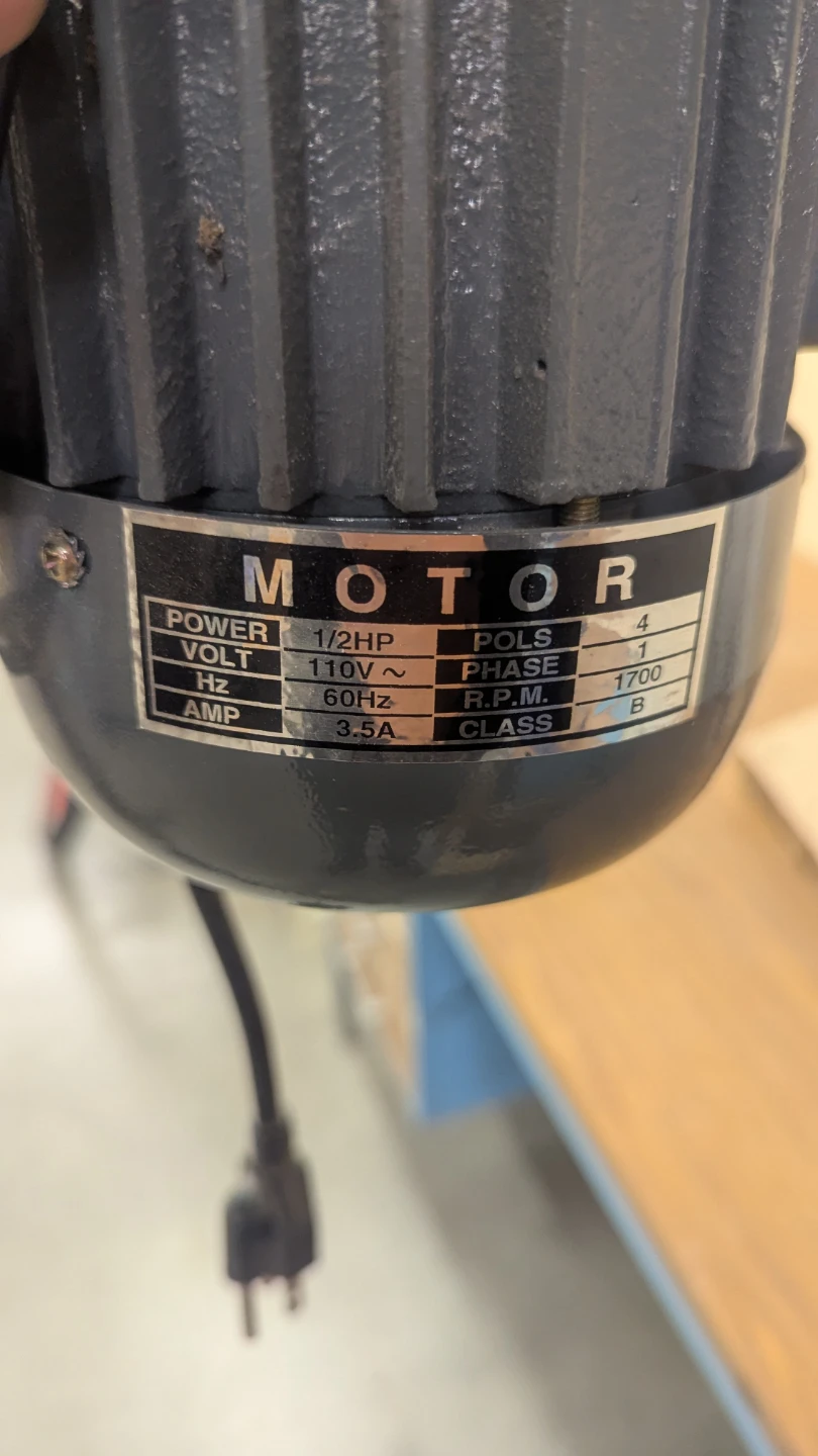 Hogg-Press Drill Press ZJY5116 1/2HP 16mm Capacity - photo 2