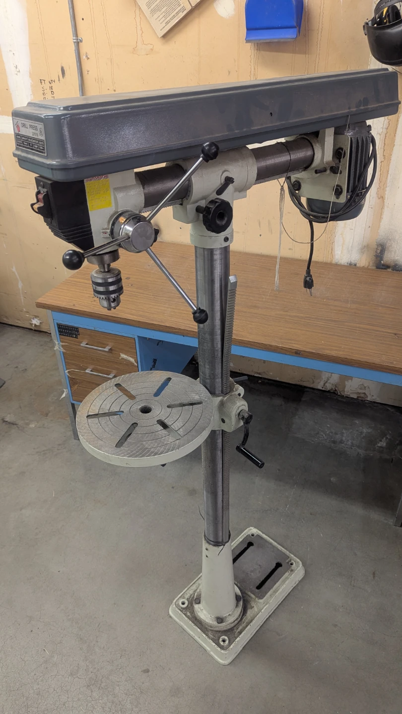 Hogg-Press Drill Press ZJY5116 1/2HP 16mm Capacity - photo 3