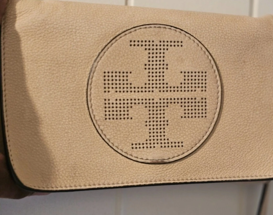 Tory Burch Perforated Logo Clutch Wallet