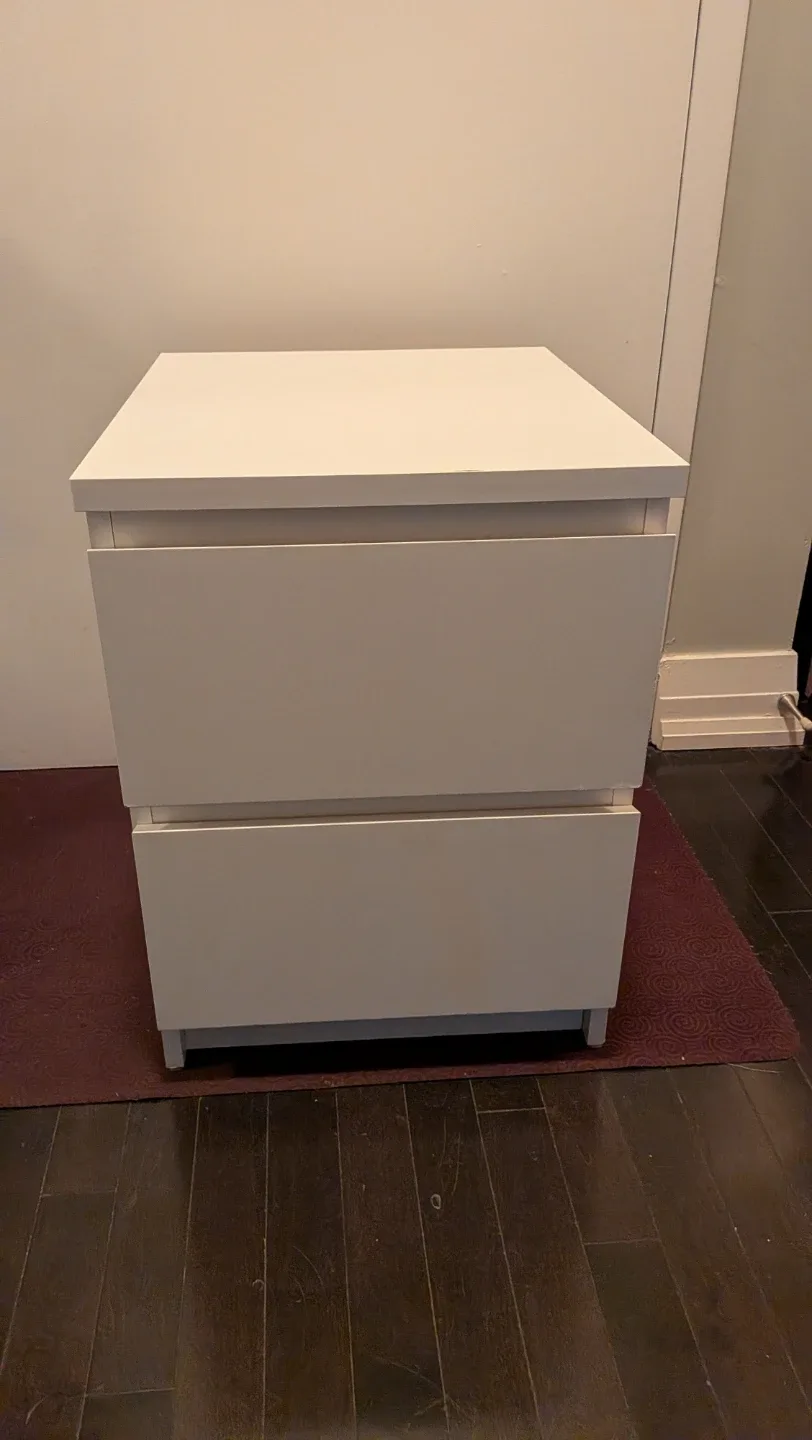 IKEA MALMChest of 2 drawers, white, 40x55 cm - photo 3