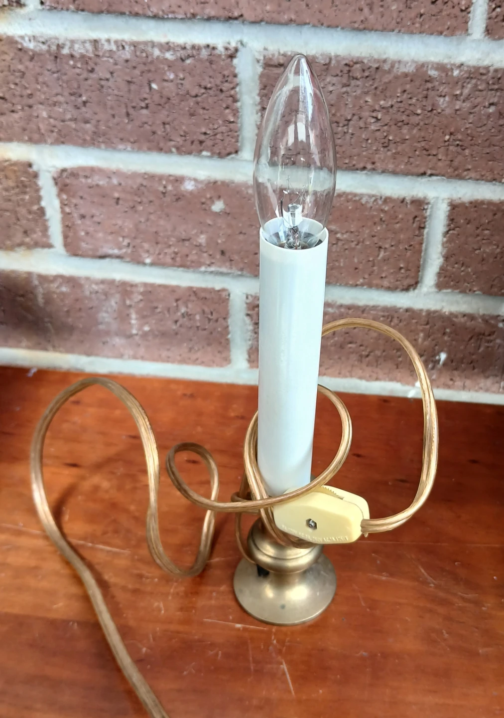 Electric Candle Lamp with Switch