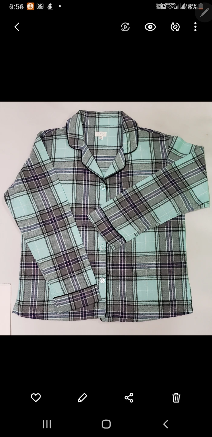 Brand new Bed Heat Piyama Shirt Size S/P