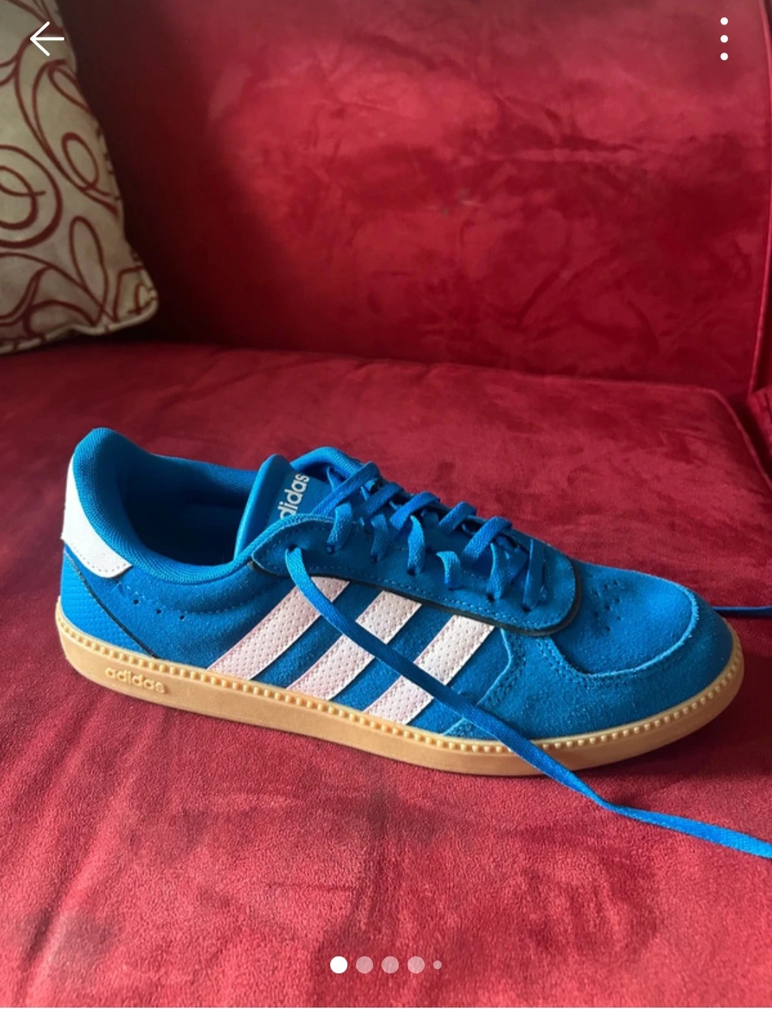 Adidas Blue Suede Sneakers - photo 3