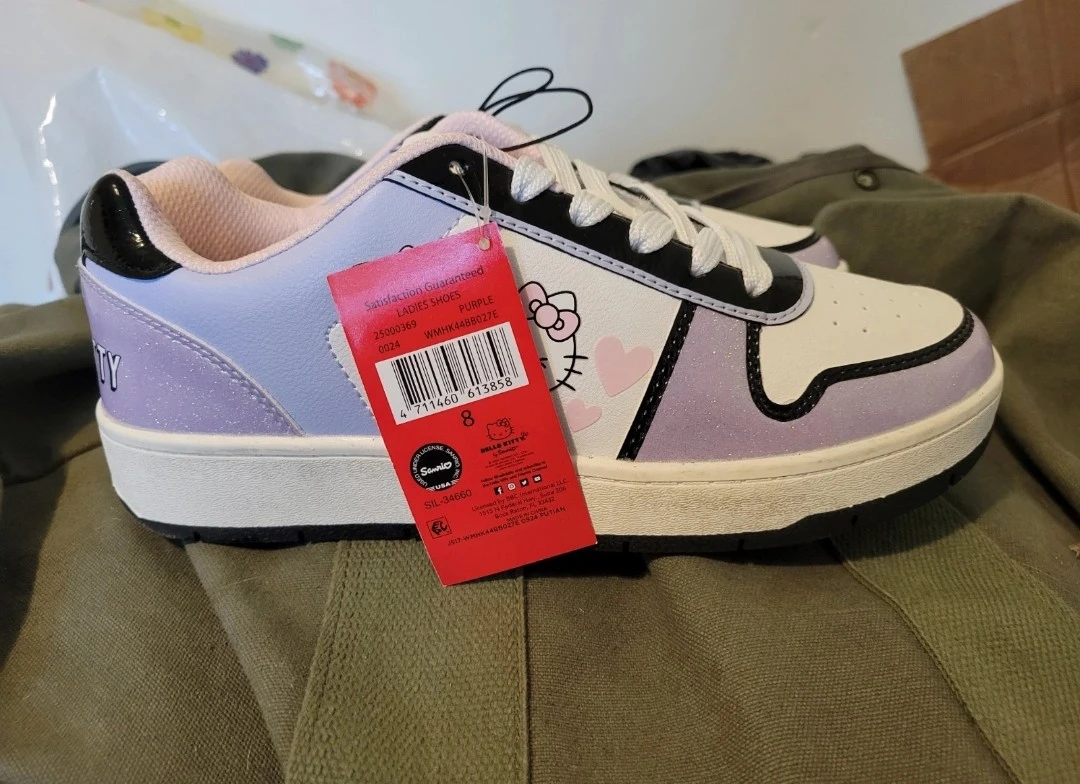 Hello Kitty Women's Shoes - Purple Size 8 - photo 5