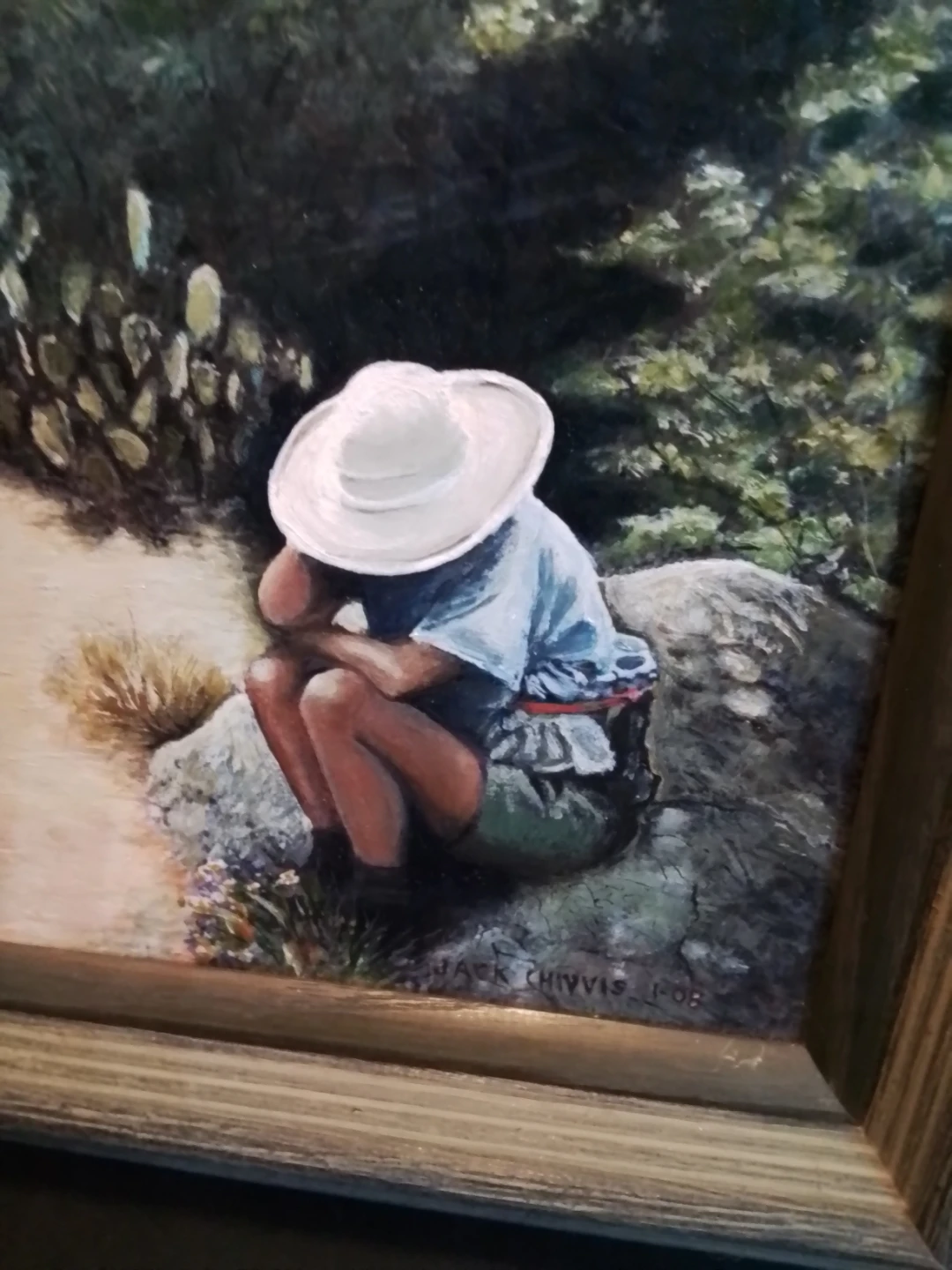 Oil on Canvas Painting "Hillside Rest" by Jack Chivvis, 2008 - photo 3