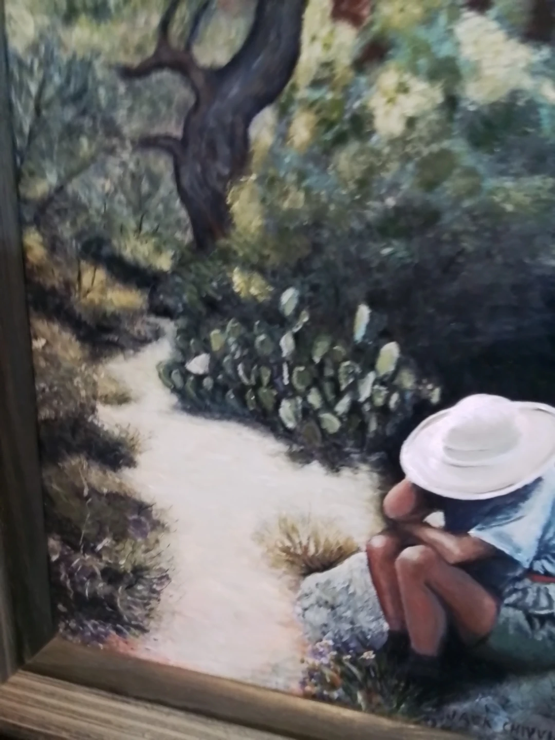 Oil on Canvas Painting "Hillside Rest" by Jack Chivvis, 2008 - photo 4