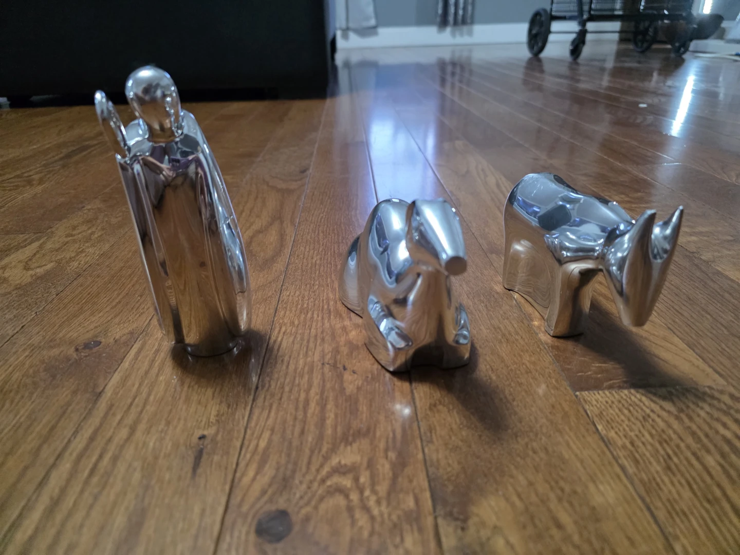 Silver Metal Animal & Figurine Set - photo 2