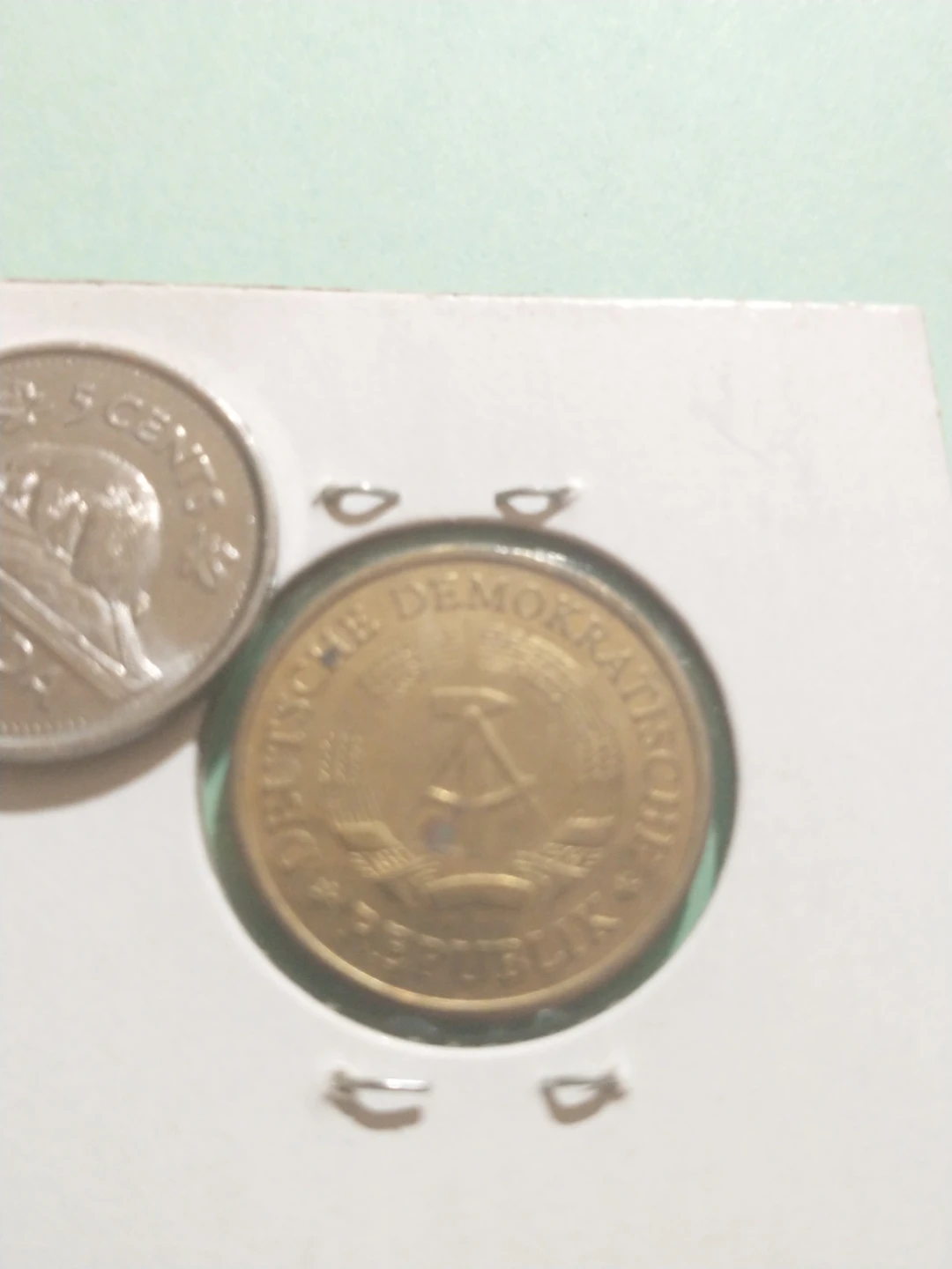 Nice 1969 DDR East Germany 20 pfennig - photo 2