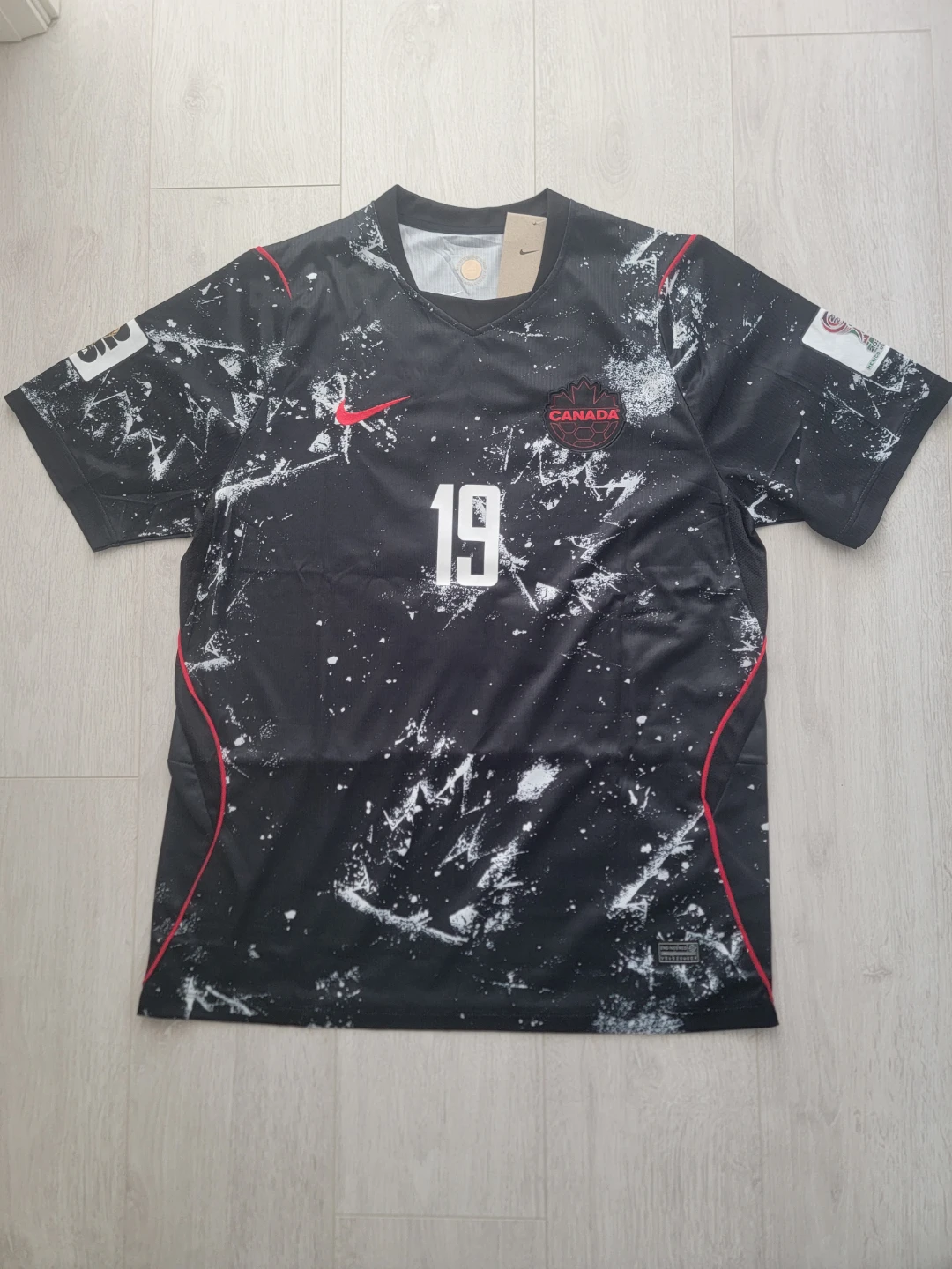 Nike Canada Soccer Jersey Davies #19