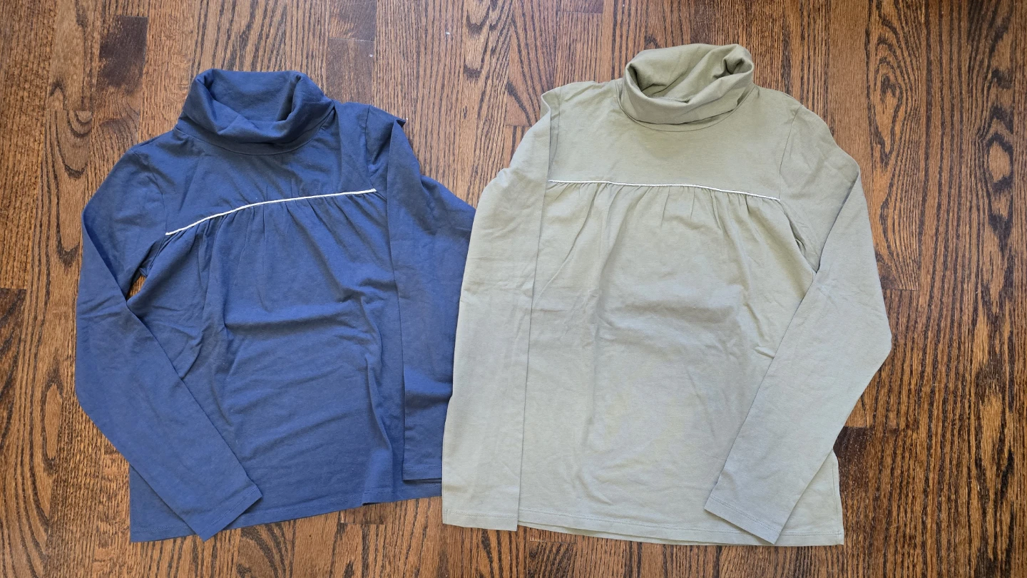 Vertbaudet Long Sleeve Turtleneck Tops (2-pack) 12years