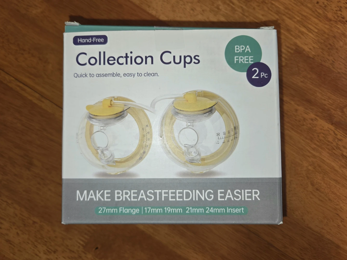 PumpMom Hand-Free Collection Cups Set - photo 2