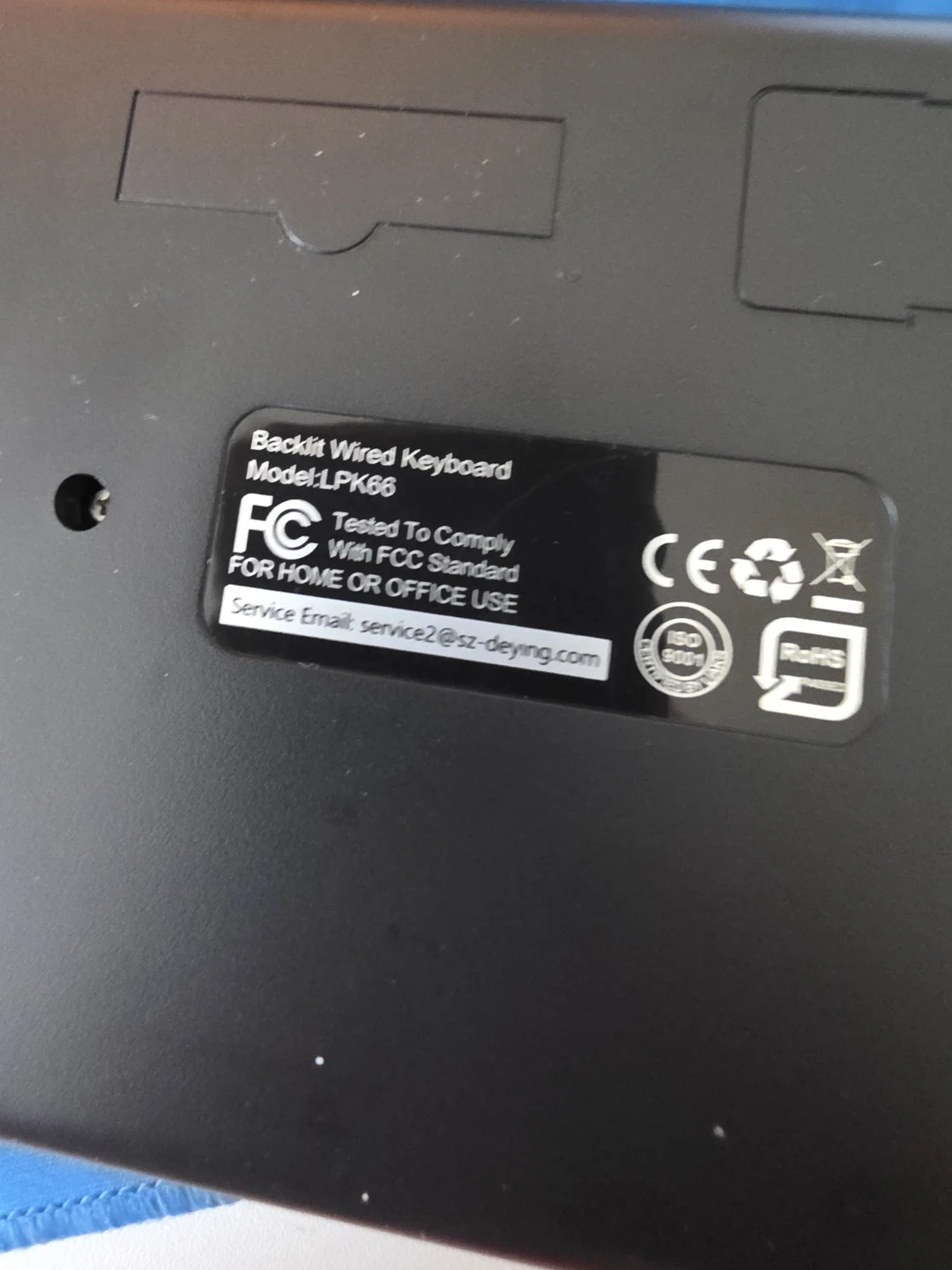 Backlit Wired Keyboard LPK66 - photo 2
