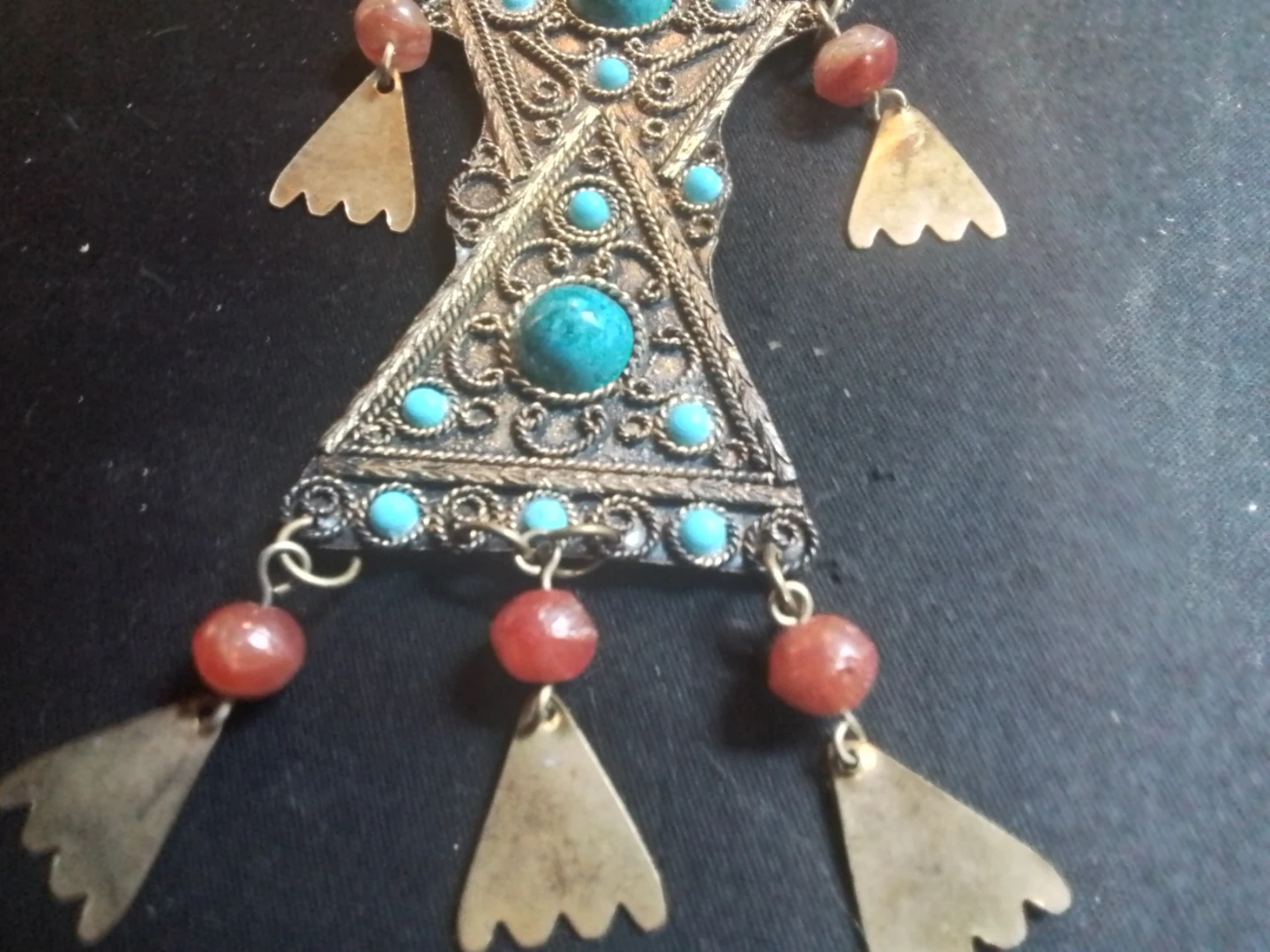 Vintage Moroccan Berber Pendant Necklace - photo 4