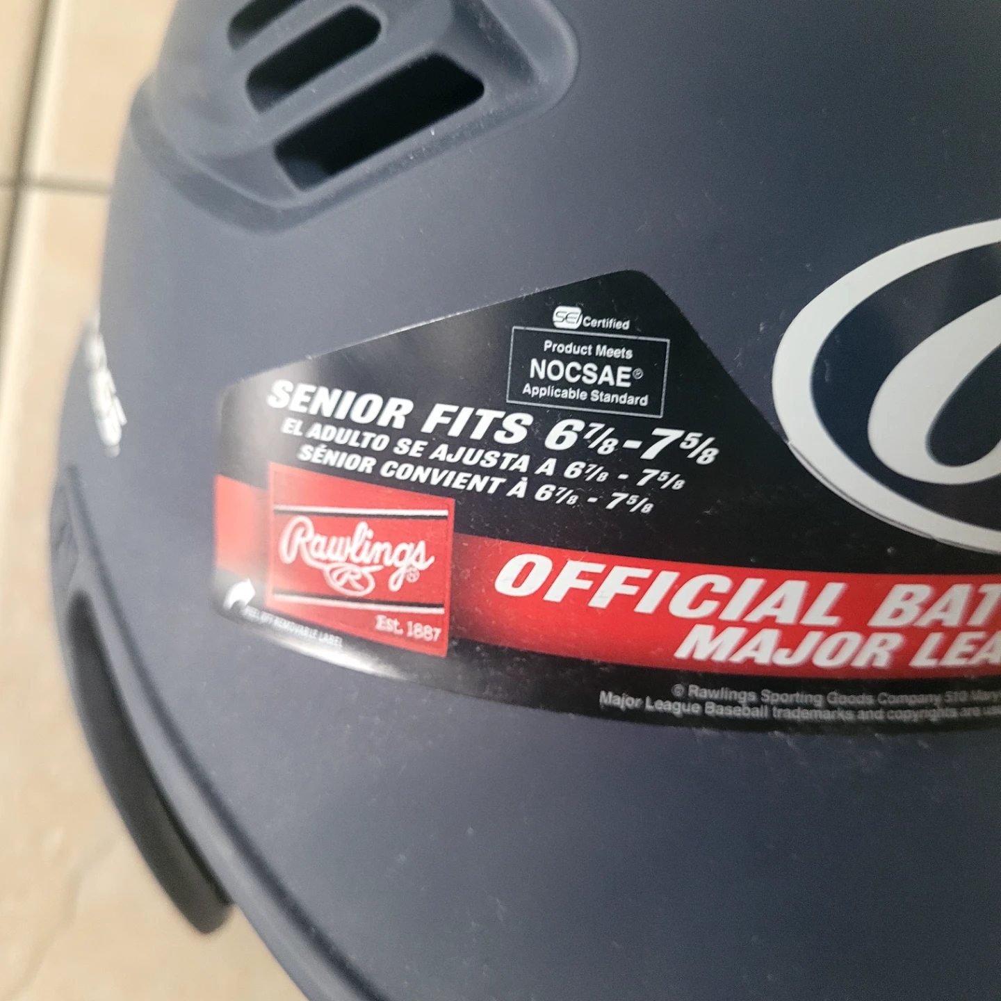 Rawlings Official Major League Baseball Batting Helmet - photo 3