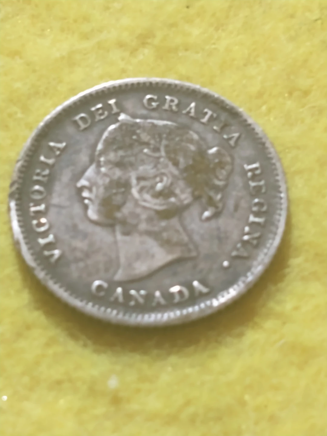 Lovely 1882H Canada five cents .925 silver coin KM #2 - photo 4
