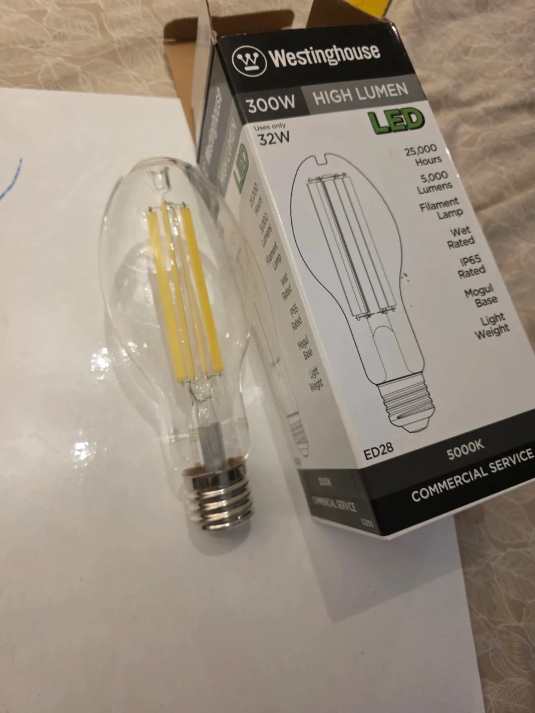 Westinghouse 300W High Lumen LED Light Bulb - photo 4